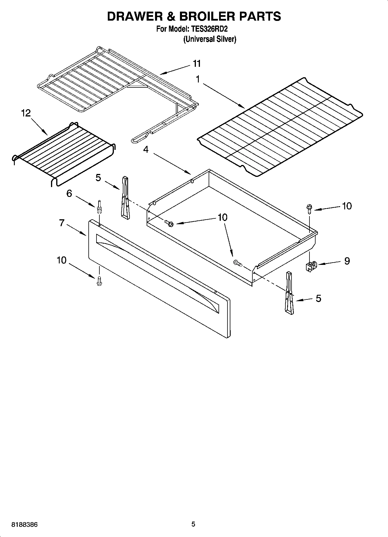 04 - DRAWER & BROILER PARTS