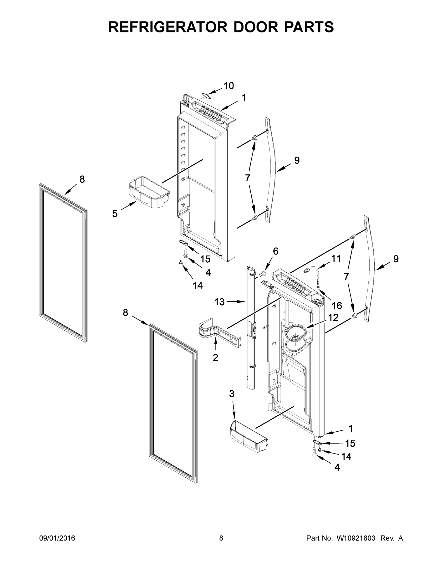05 - REFRIGERATOR DOOR PARTS