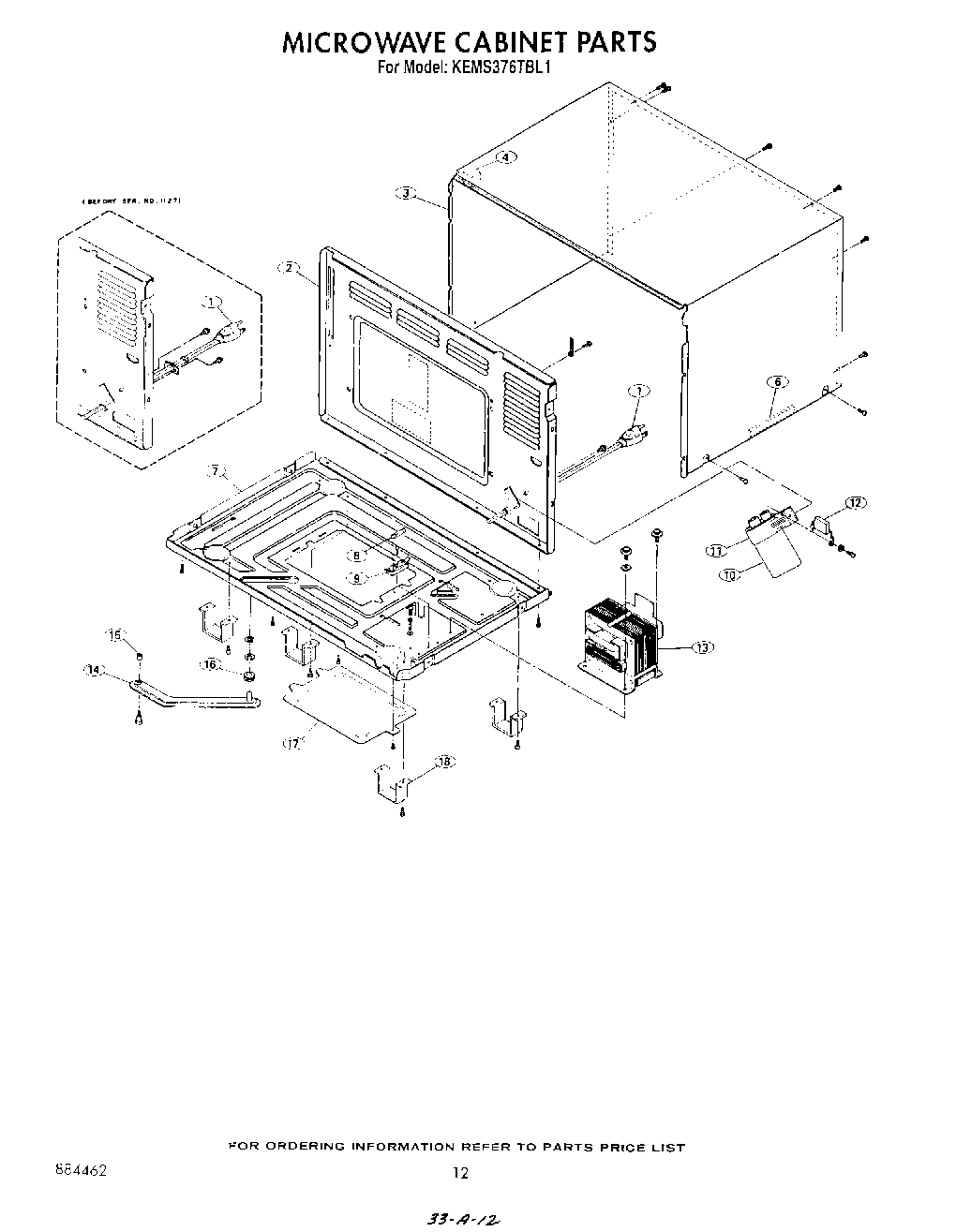 10 - MICROWAVE CABINET