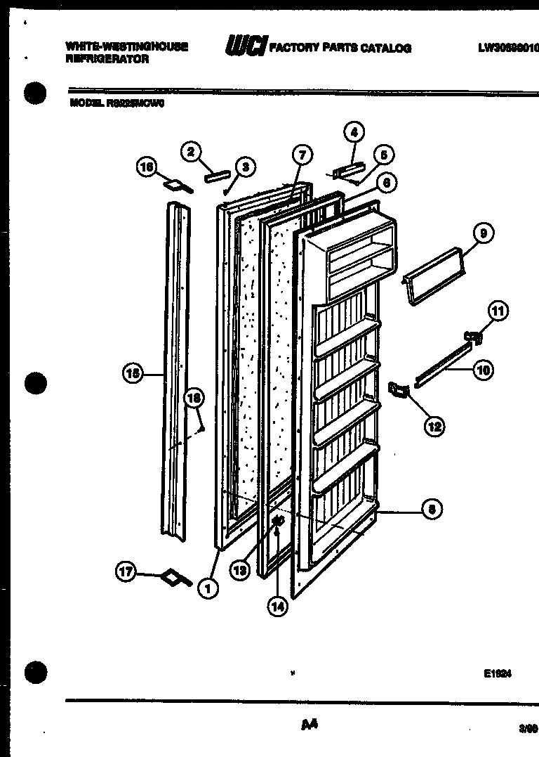 03 - REFRIGERATOR DOOR PARTS