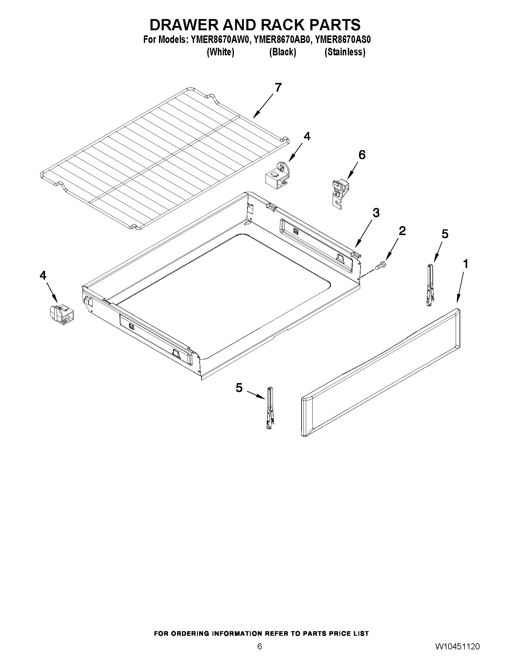 05 - DRAWER AND RACK PARTS