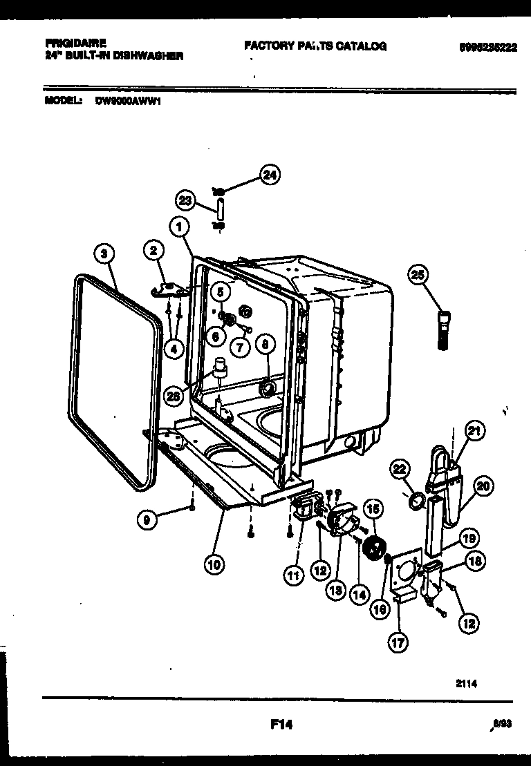 05 - TUB AND FRAME PARTS