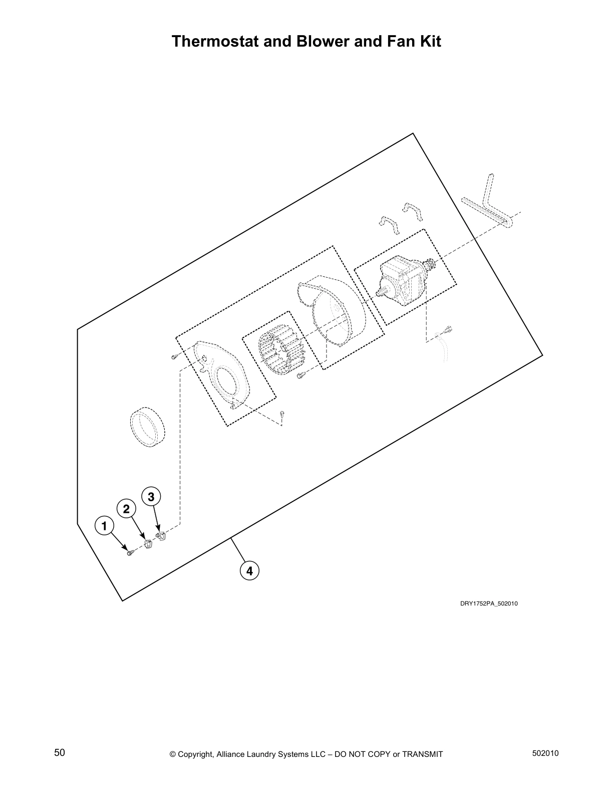 Thermostat and Blower and Fan Kit