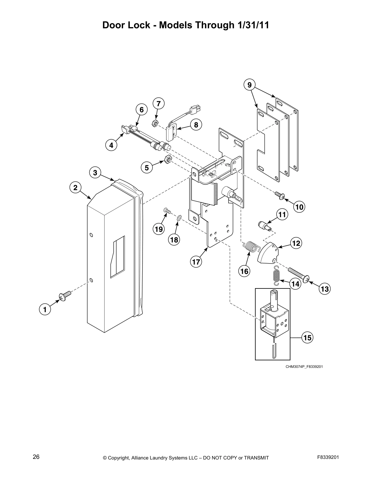 Door Lock - Models Through 1/31/11