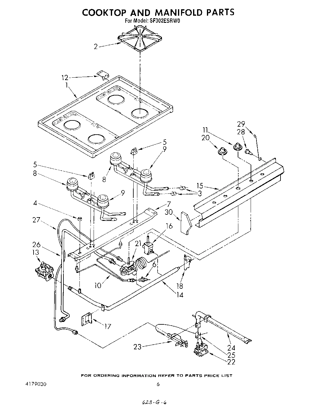 05 - COOK TOP AND MANIFOLD , LITERATURE
