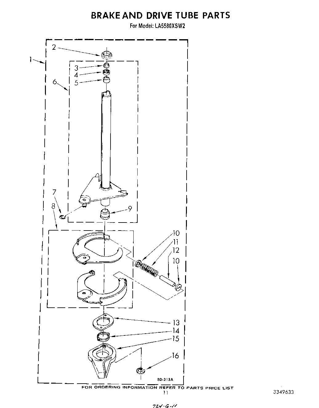 09 - BRAKE AND DRIVE TUBE