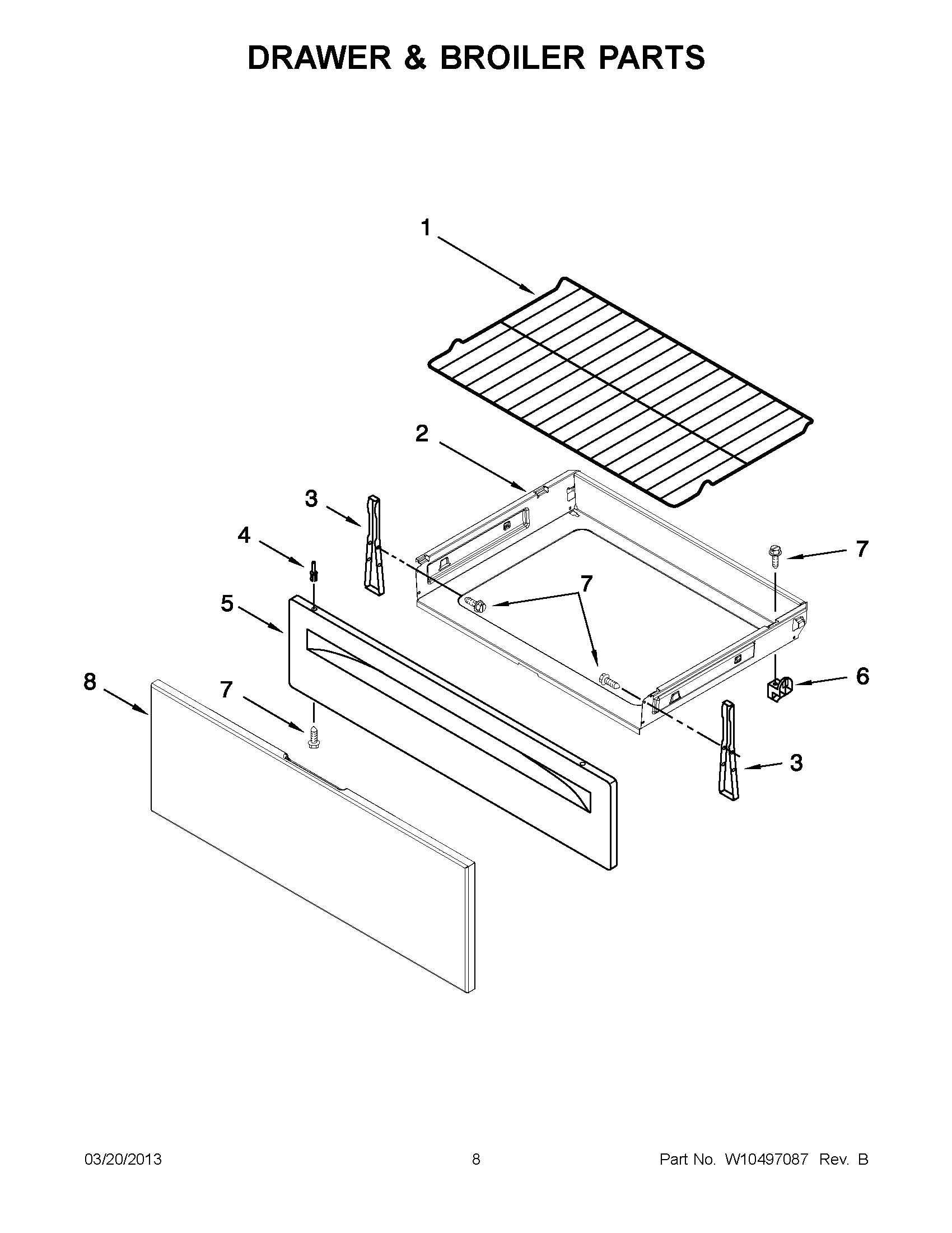 04 - DRAWER & BROILER PARTS