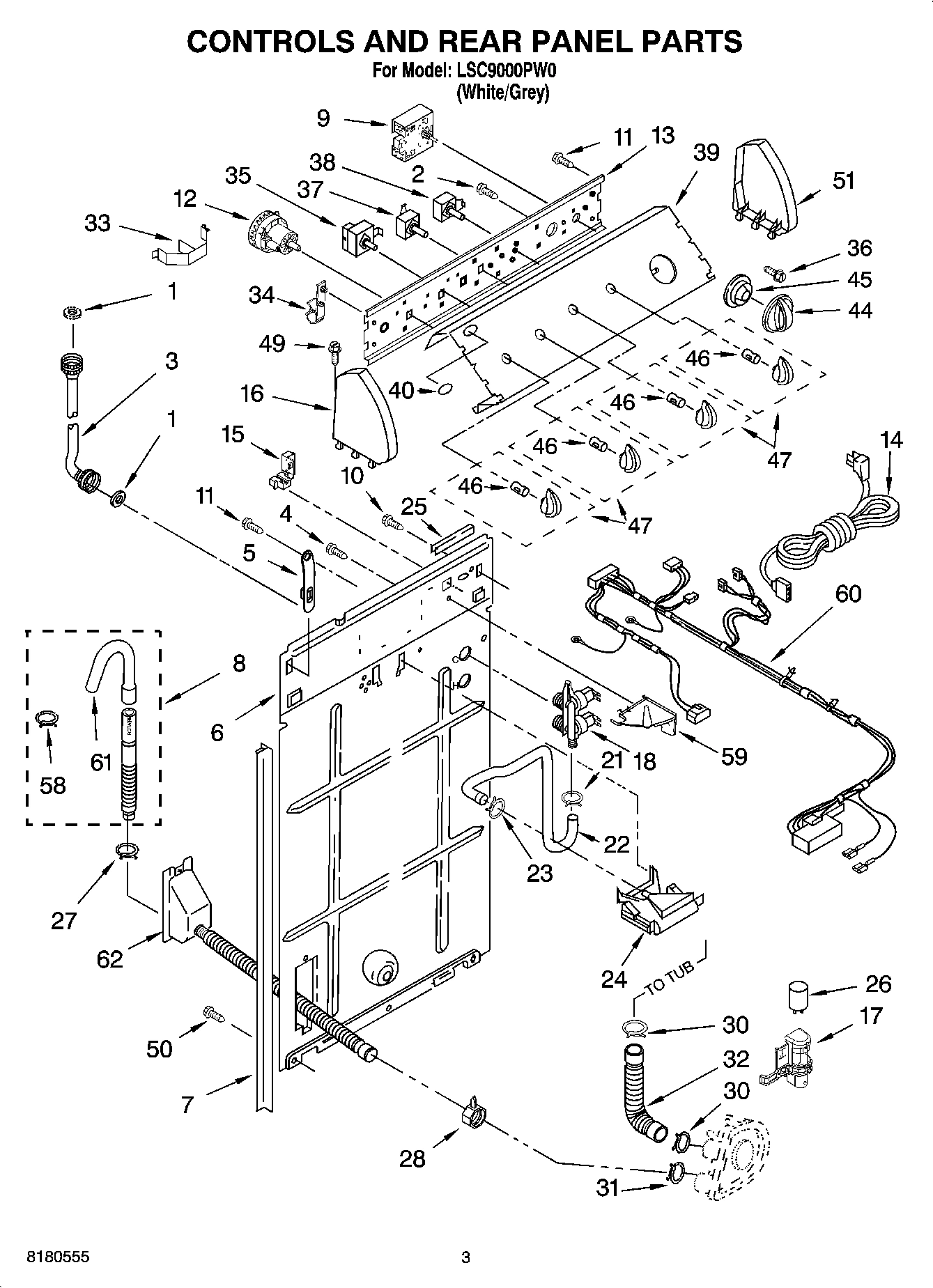 02 - CONTROLS AND REAR PANEL PARTS