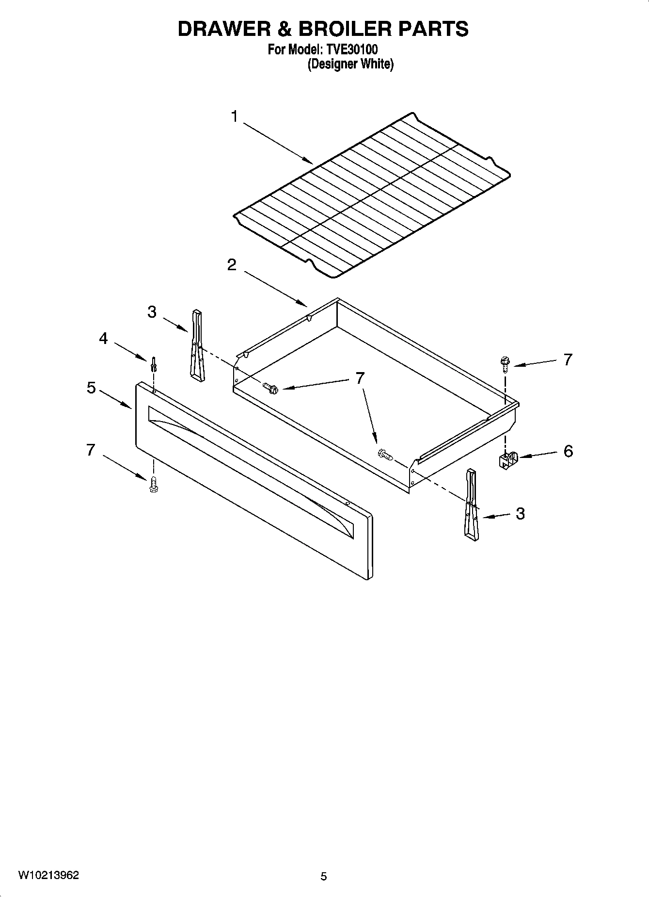 04 - DRAWER & BROILER PARTS