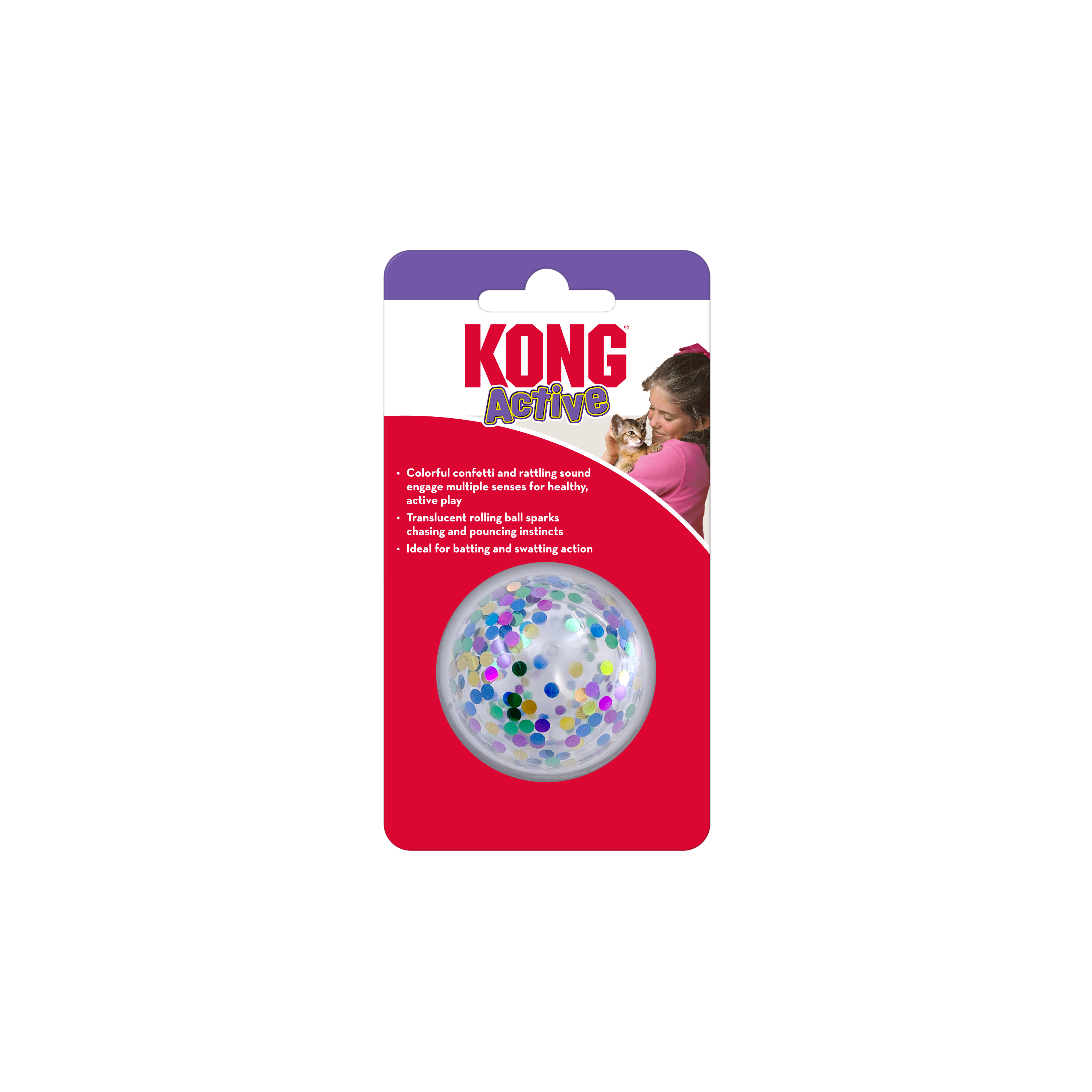 Cat Active Confetti Ball onpack product image