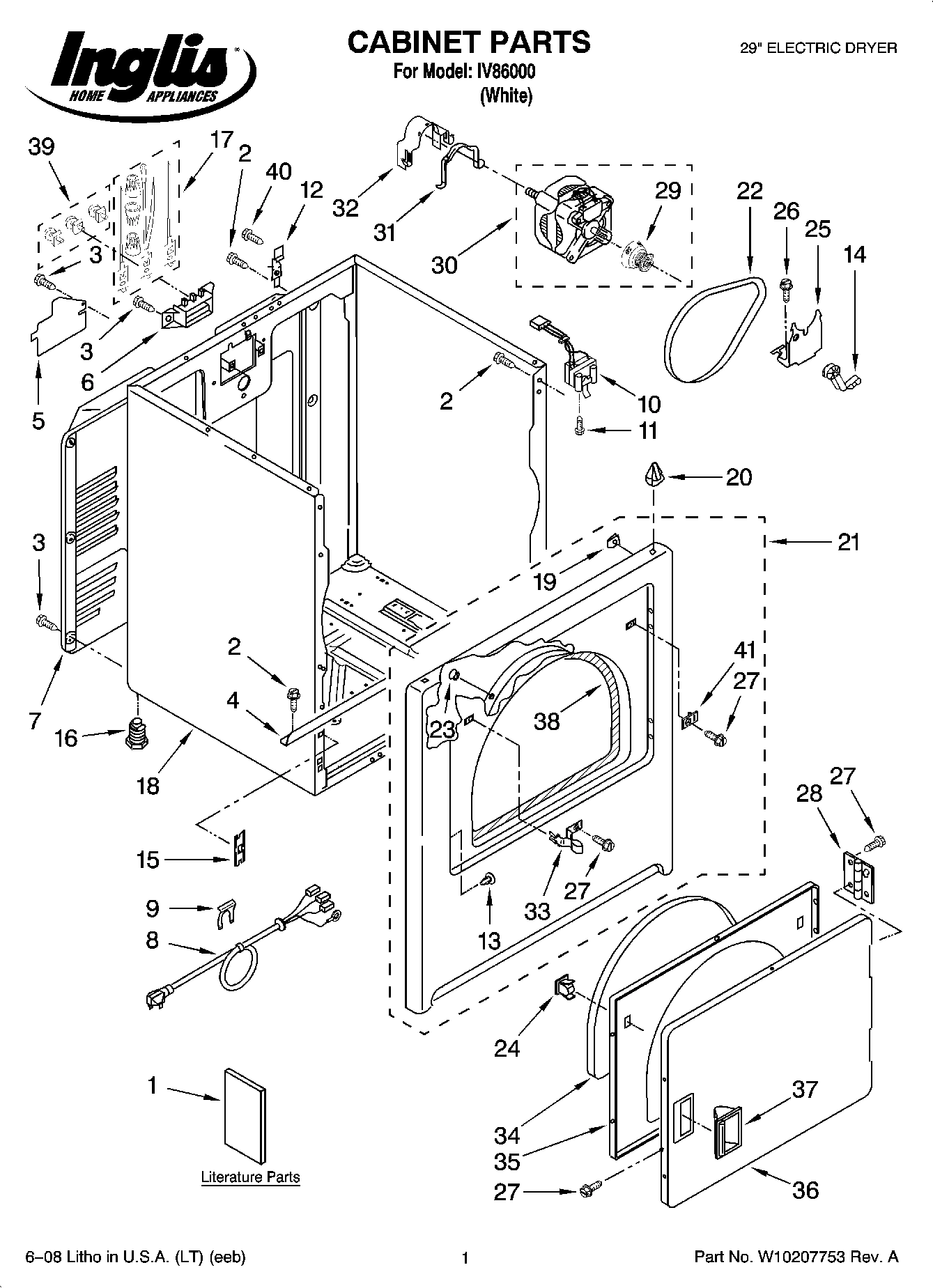 01 - CABINET PARTS