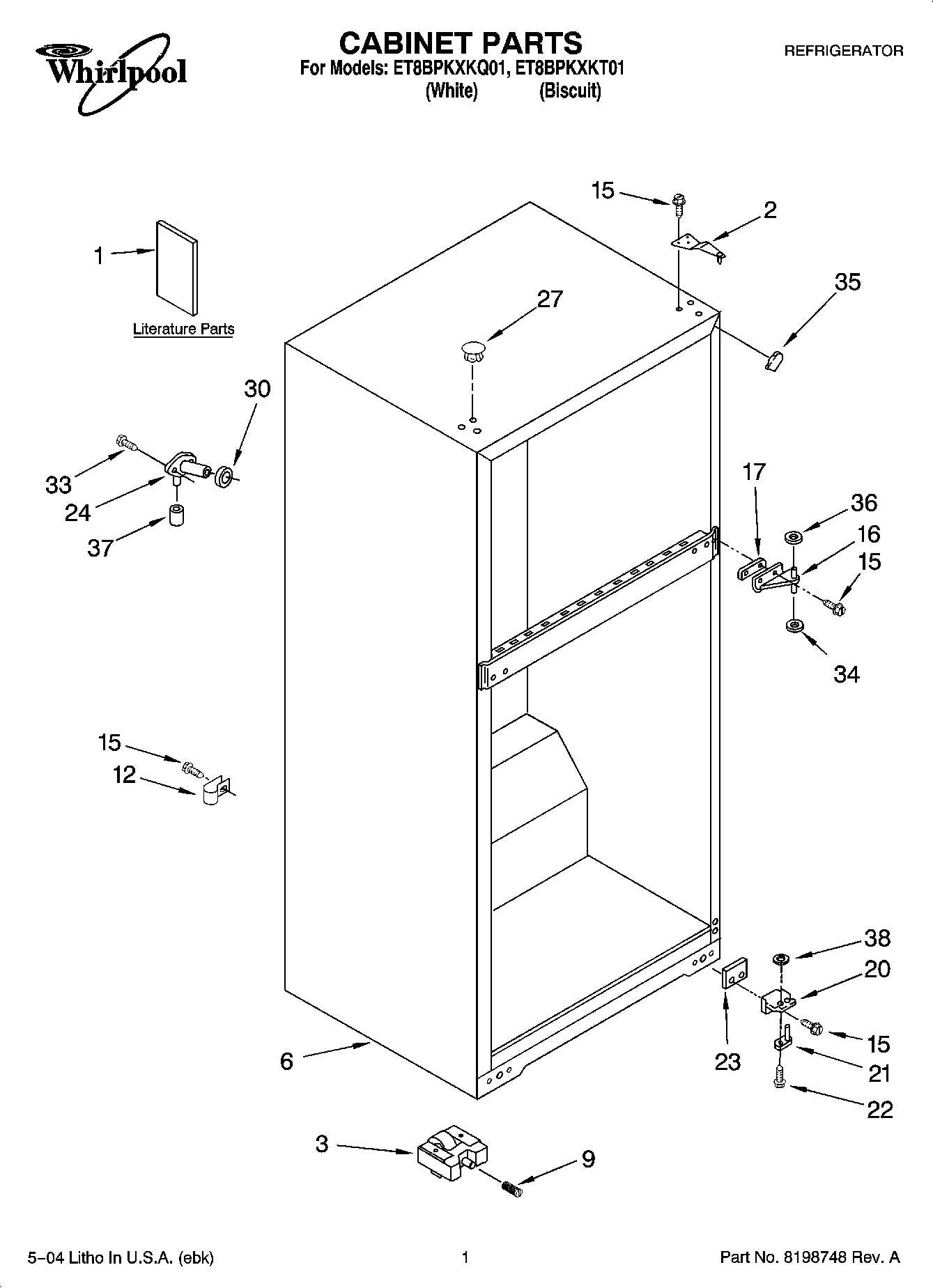 01 - CABINET PARTS