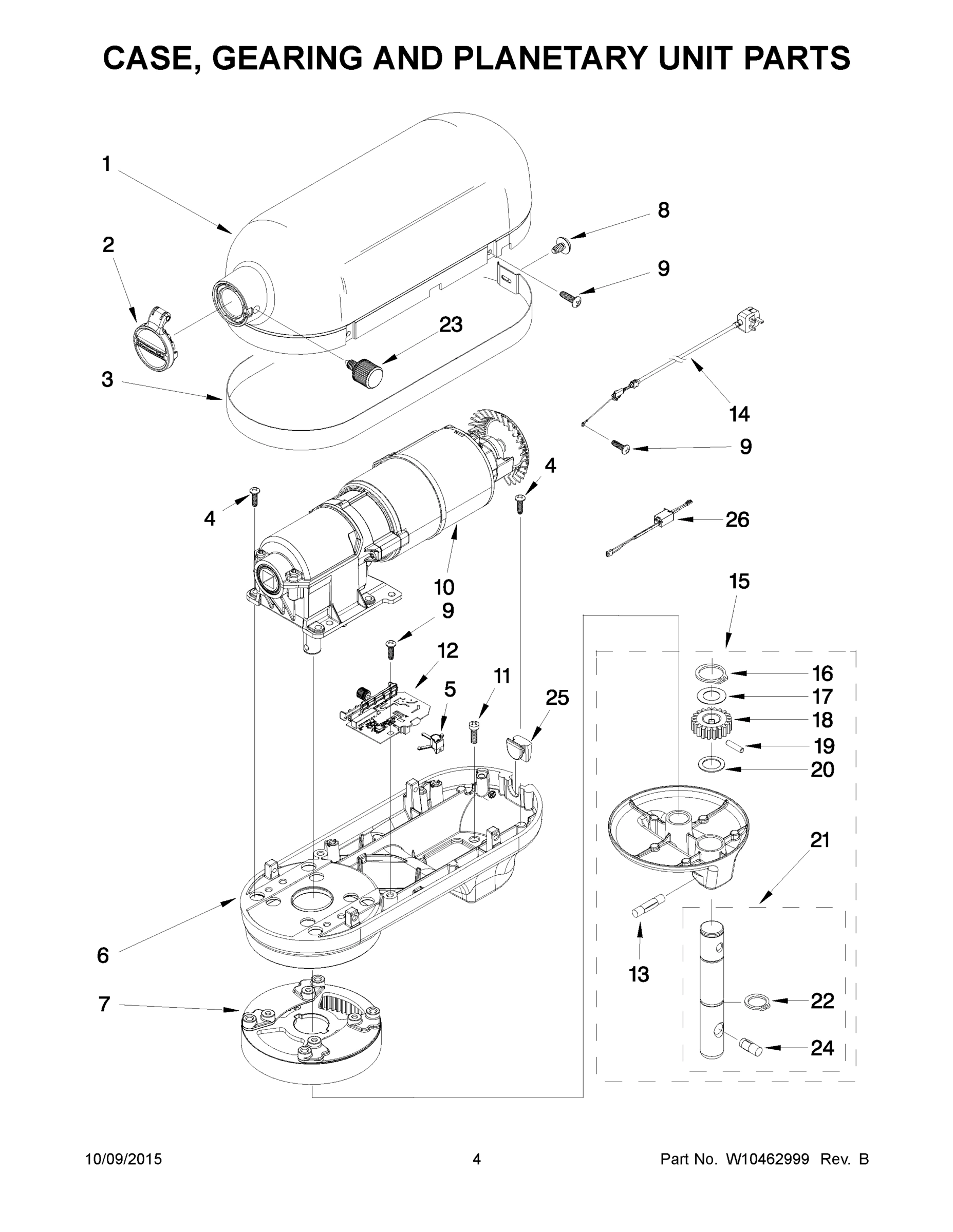 03 - CASE, GEARING AND PLANETARY UNIT PARTS