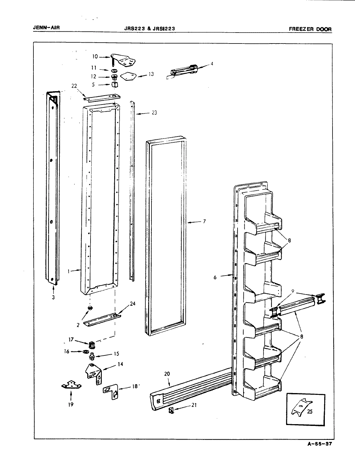 02 - FREEZER DOOR