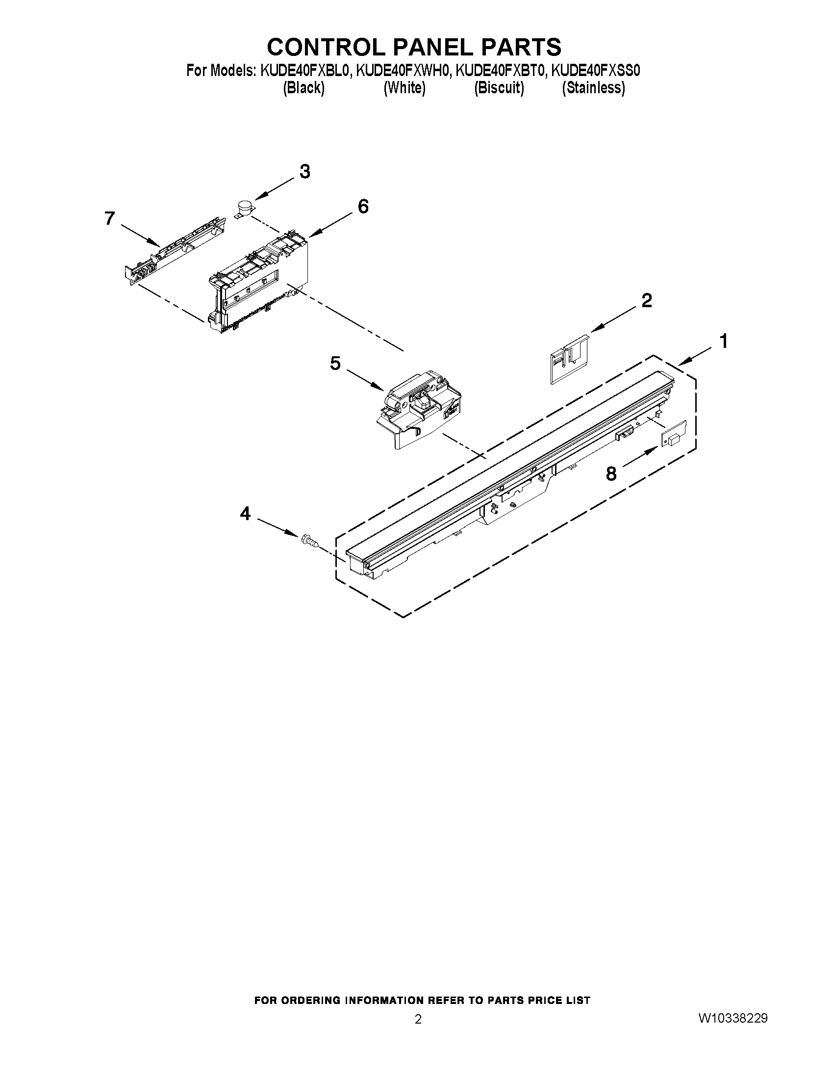 02 - CONTROL PANEL PARTS