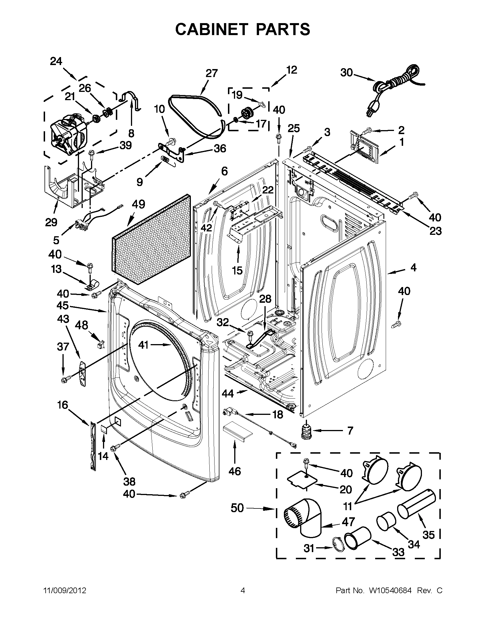02 - CABINET PARTS