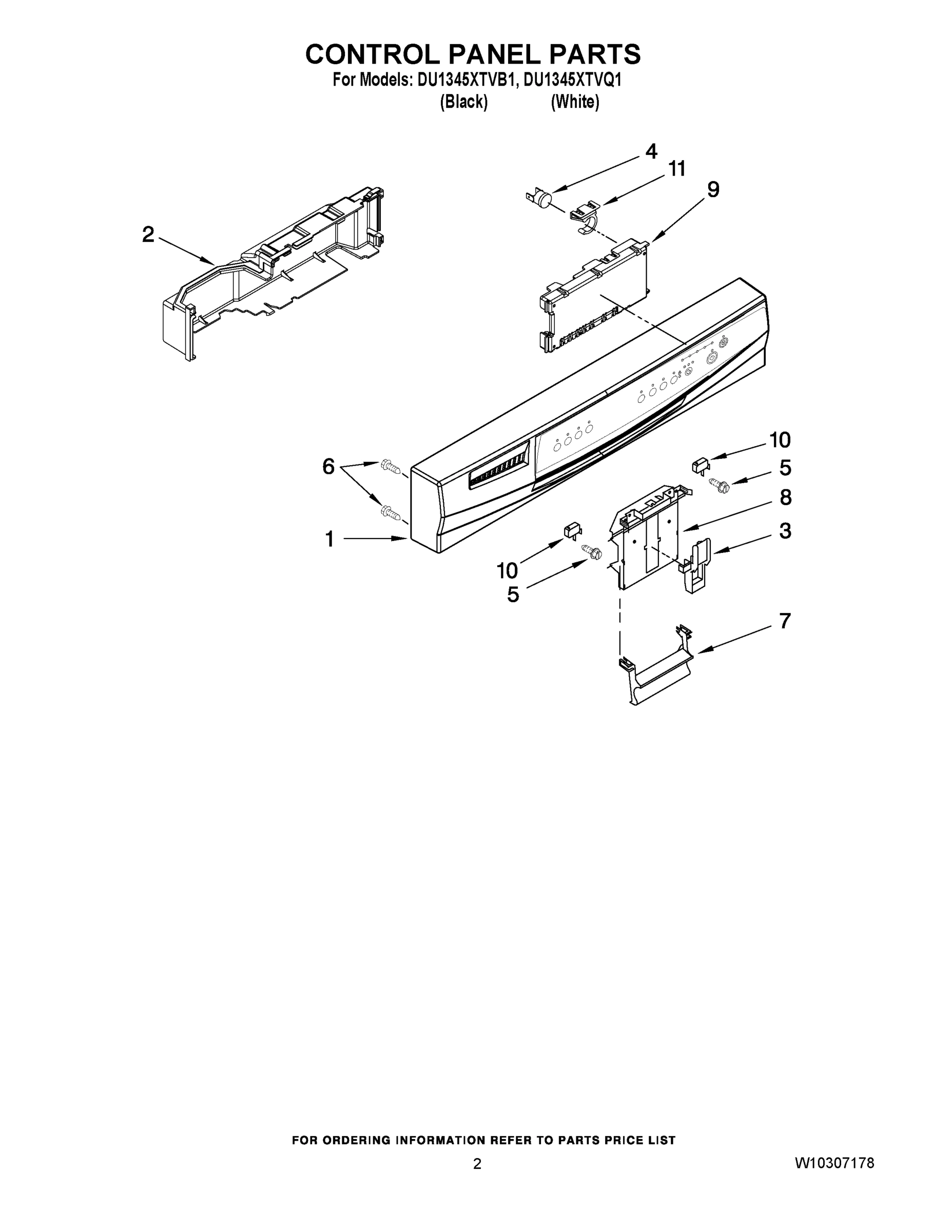 02 - CONTROL PANEL PARTS