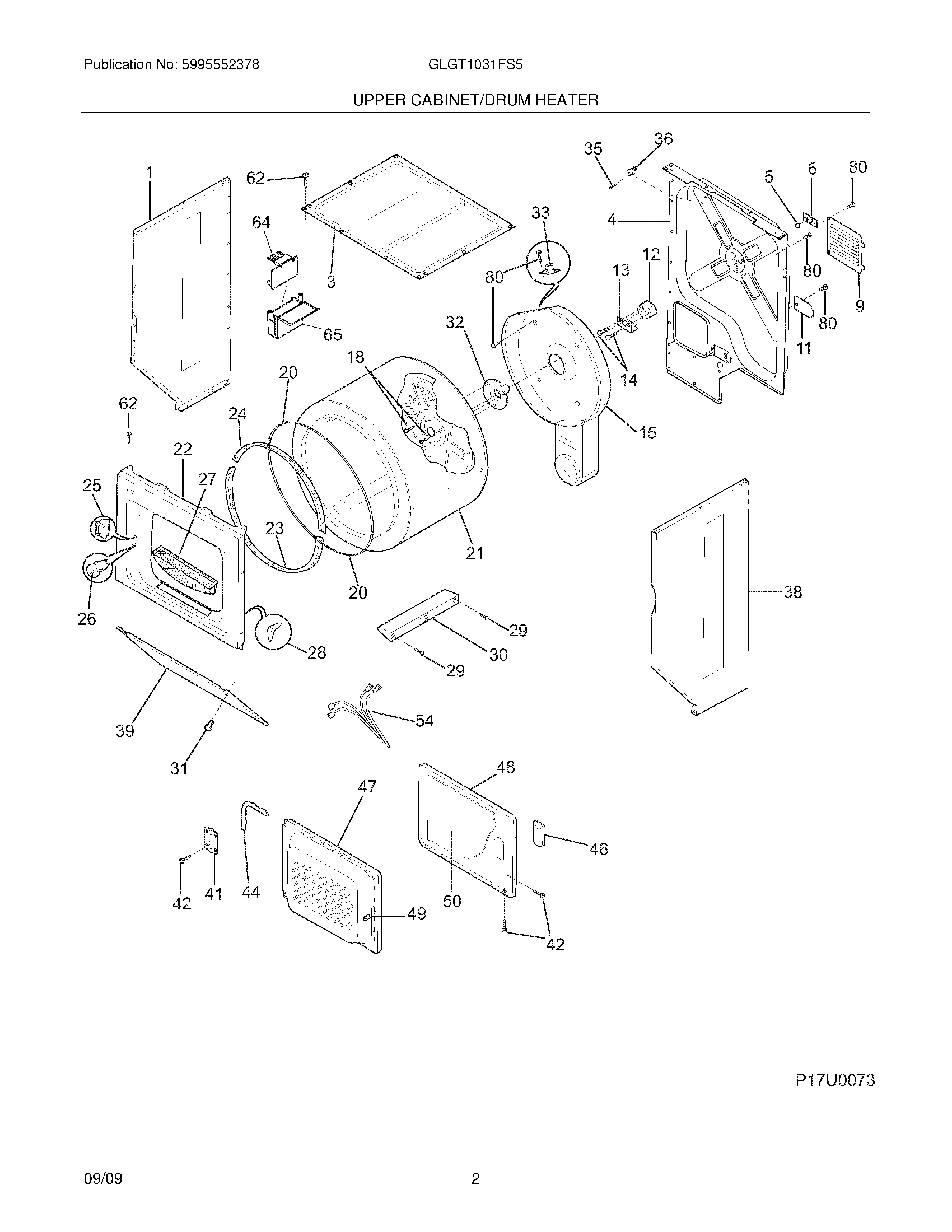 03 - UPPER CABINET/DRUM HEATER