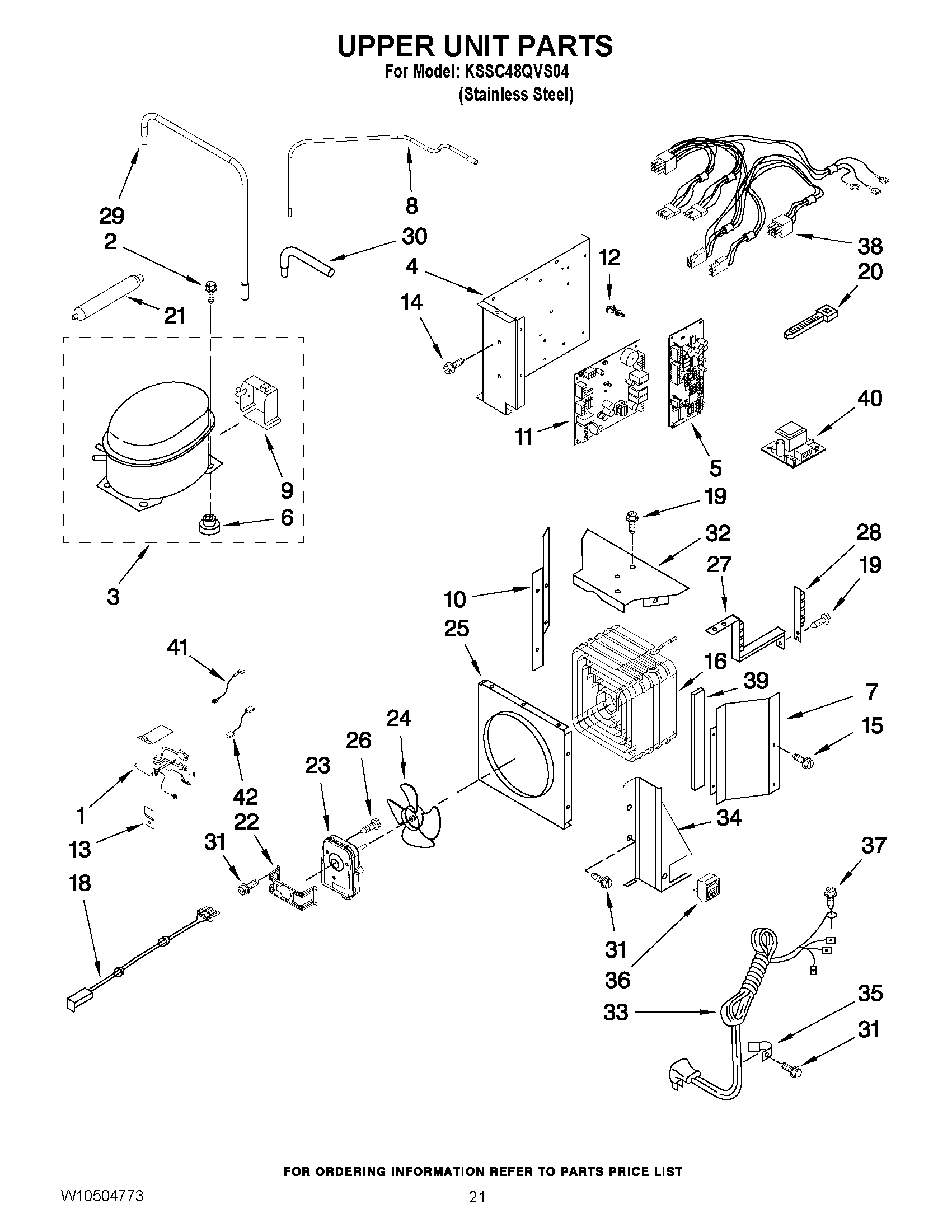 13 - UPPER UNIT PARTS