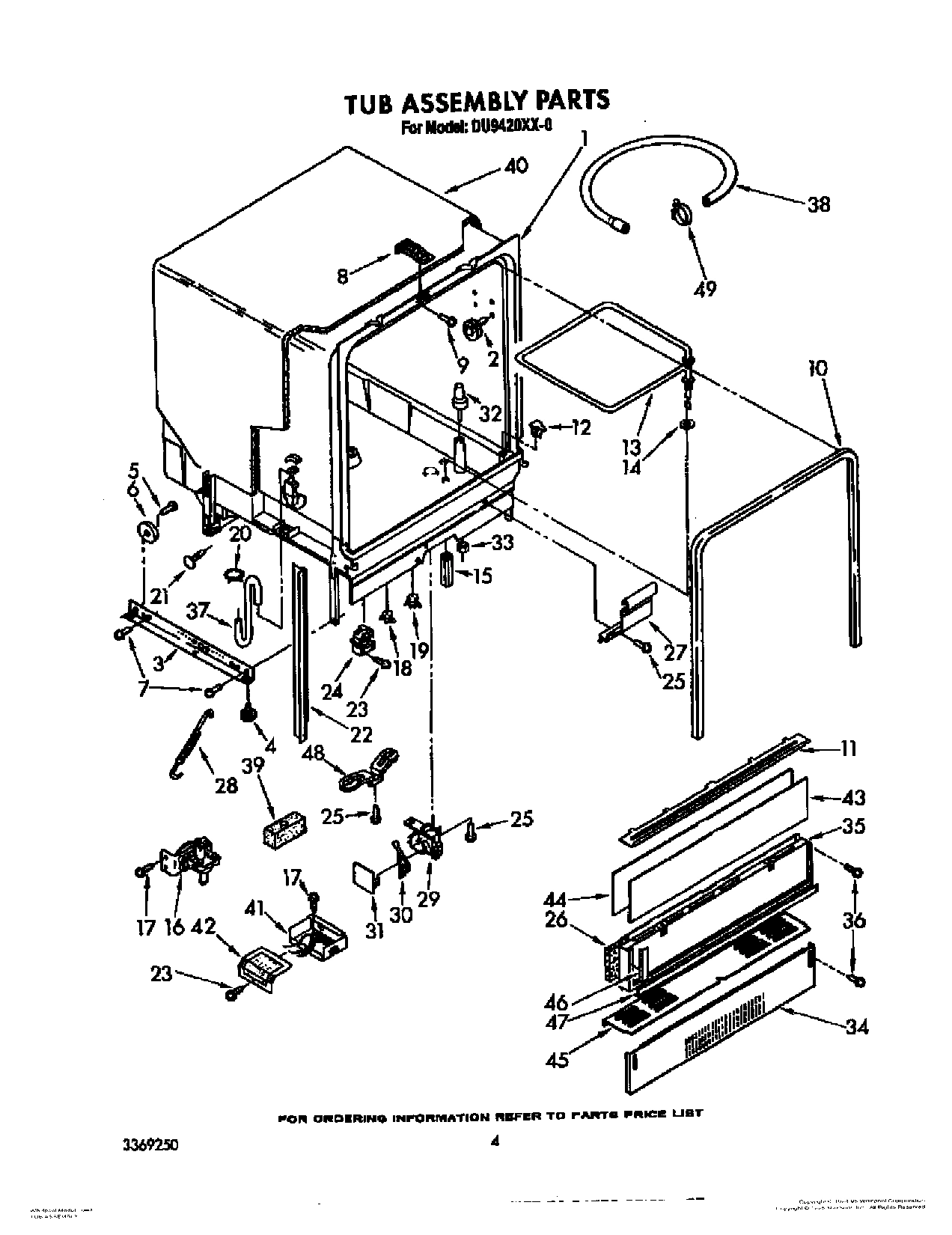04 - TUB ASSEMBLY