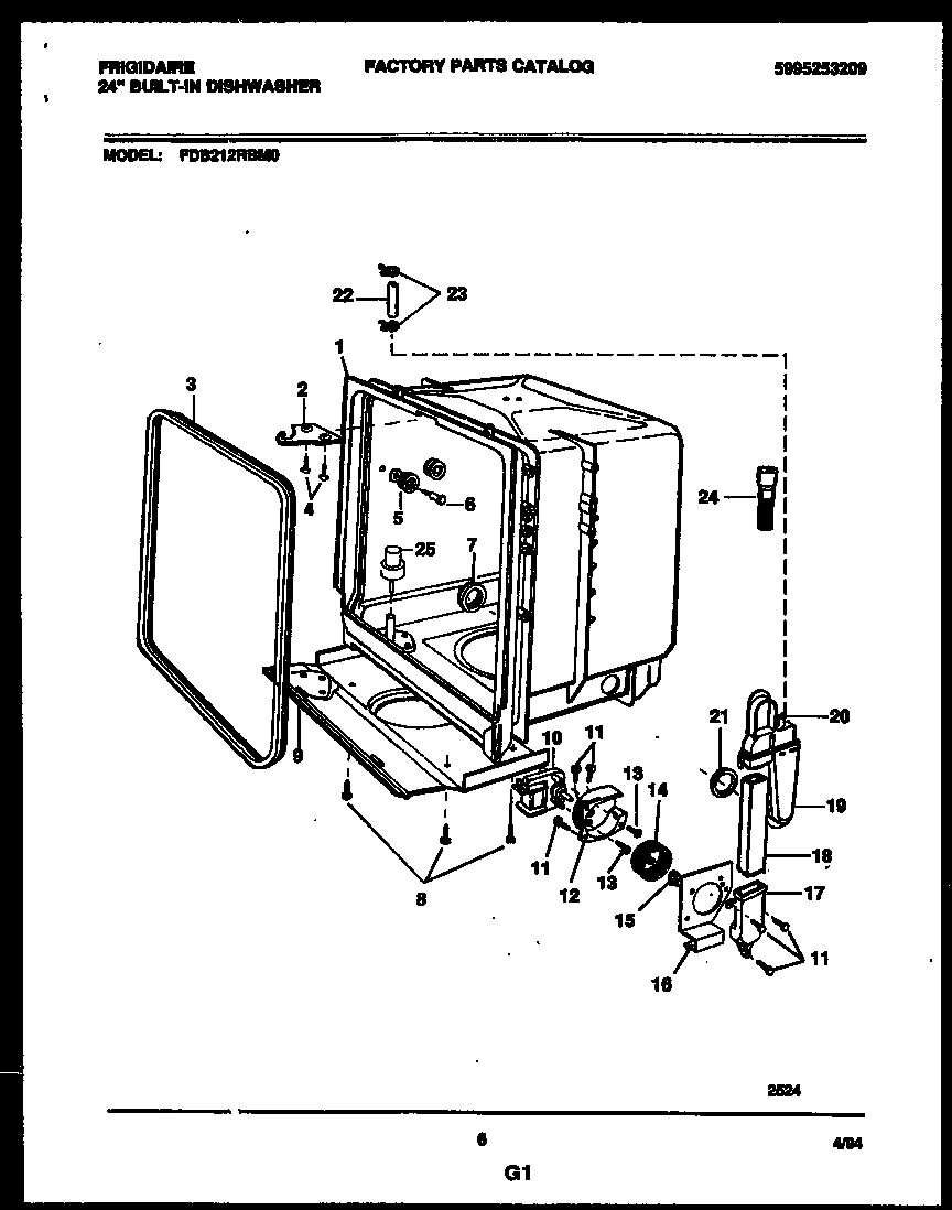 05 - TUB AND FRAME PARTS