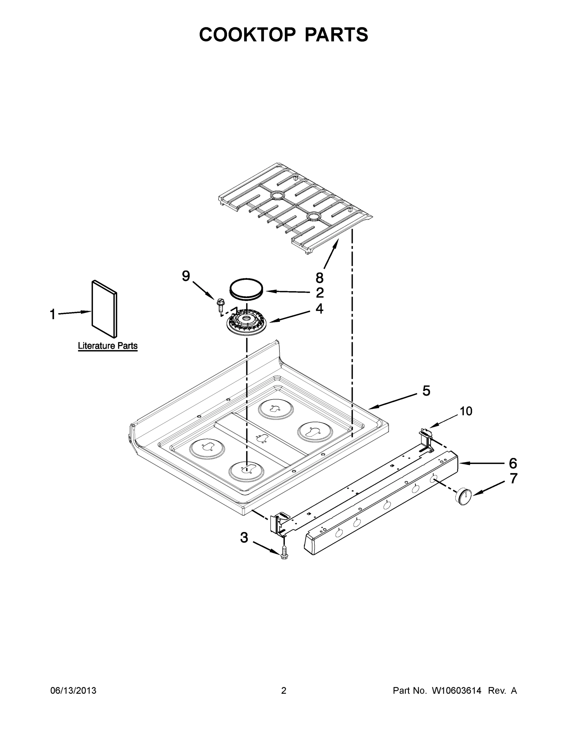 02 - COOKTOP PARTS