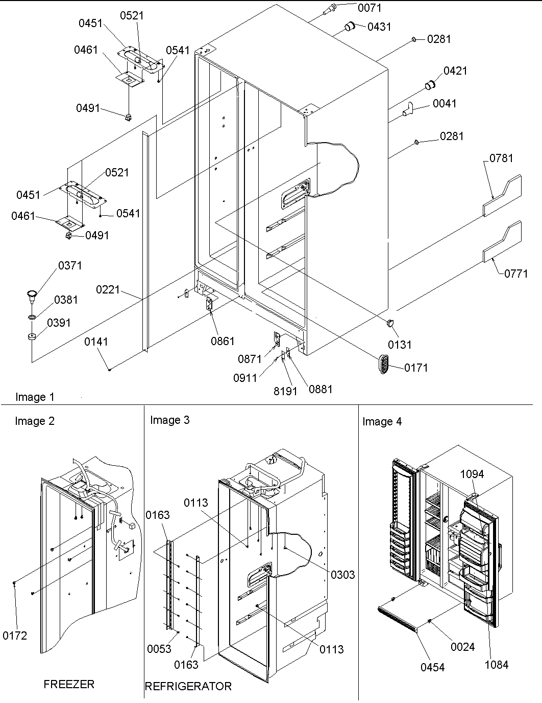 02 - Cabinet Parts & Toe Grille