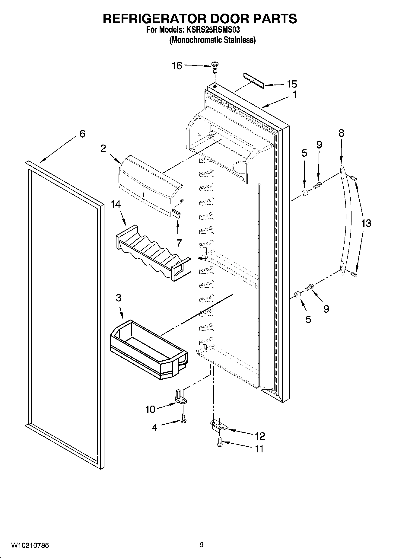 06 - REFRIGERATOR DOOR PARTS