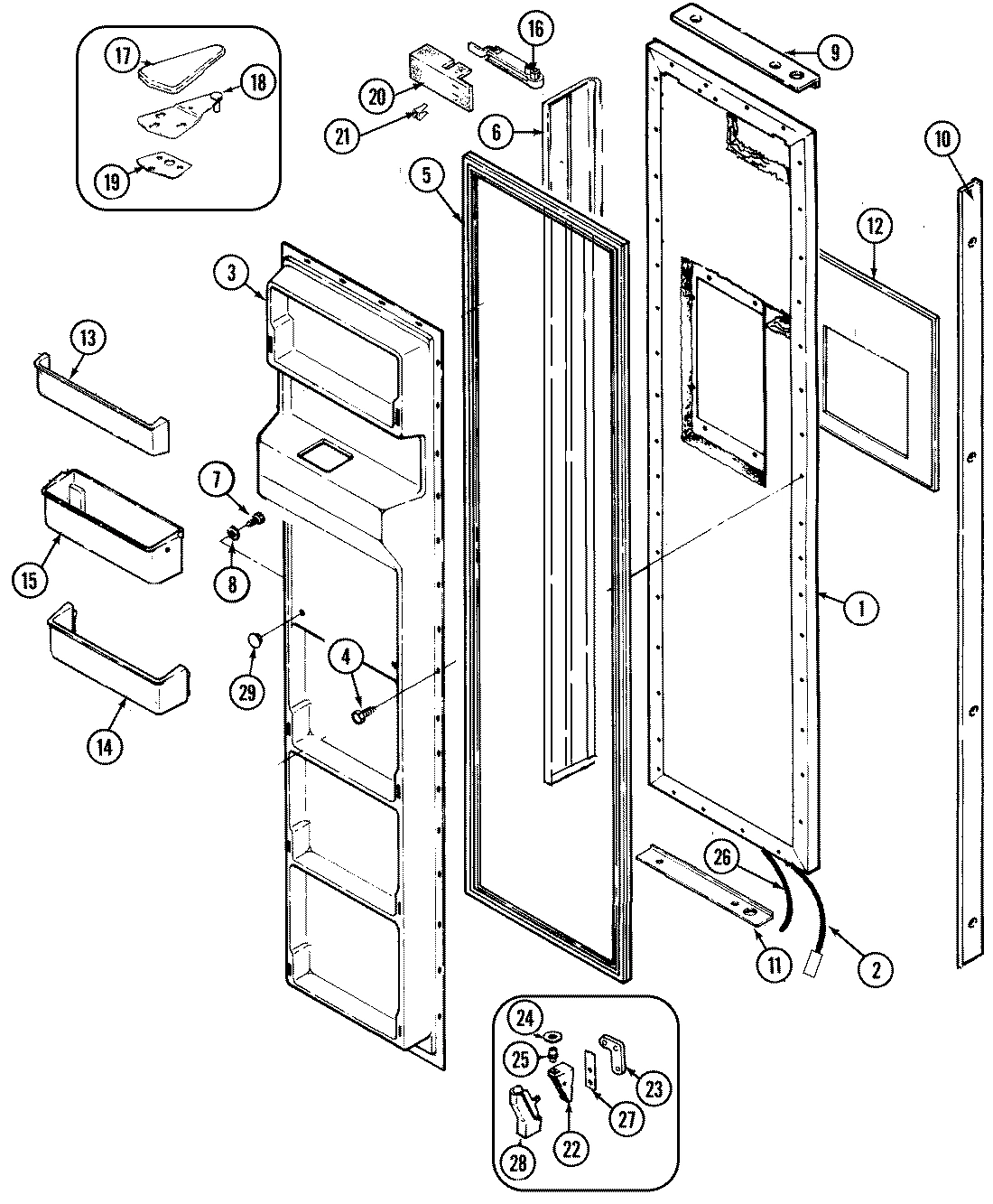 02 - FREEZER DOOR