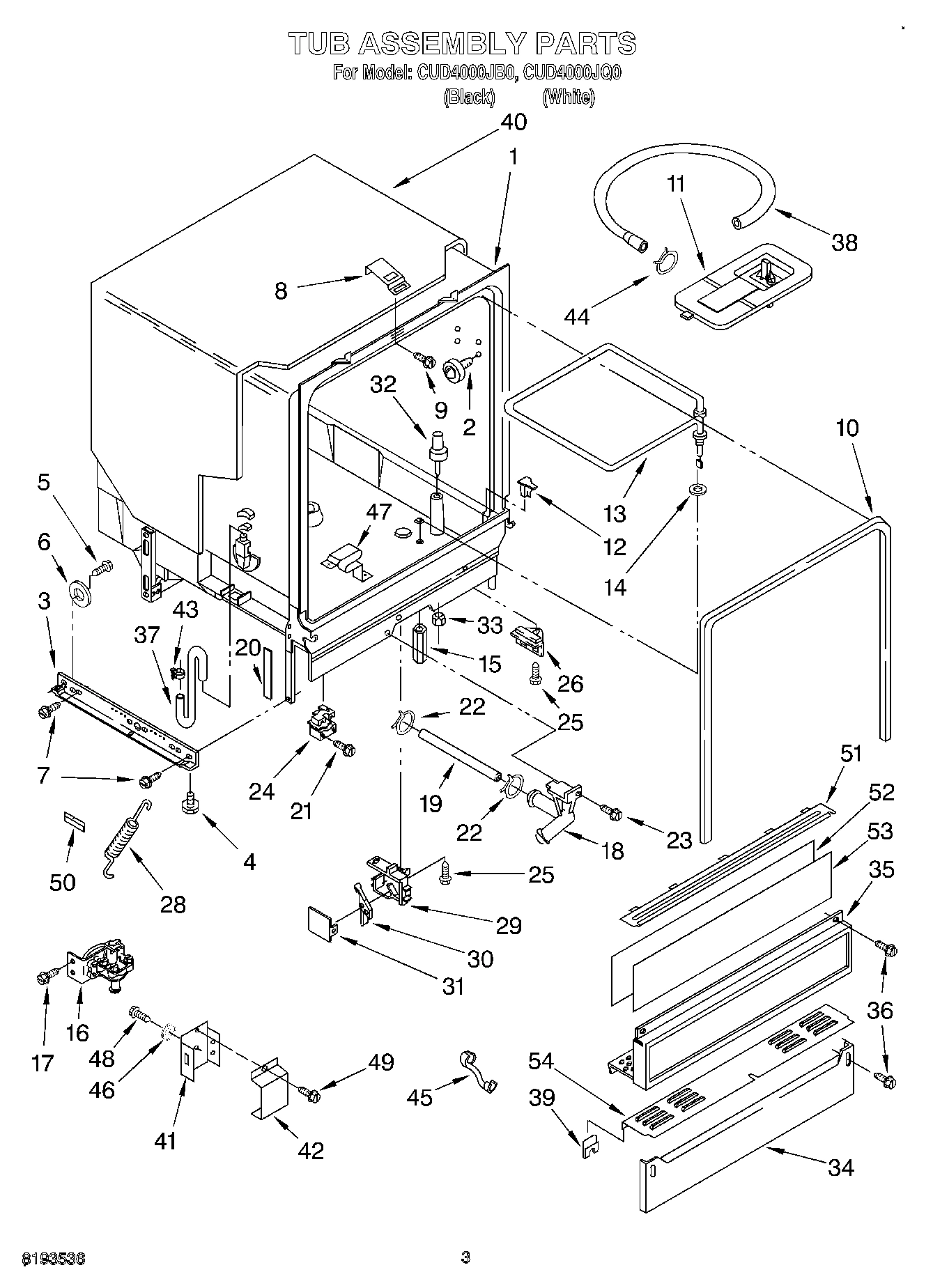 03 - TUB ASSEMBLY