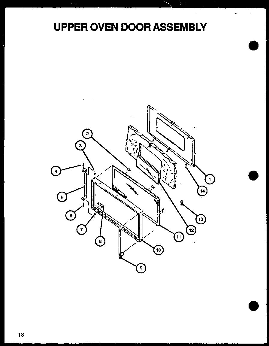 08 - UPPER OVEN DOOR ASSY