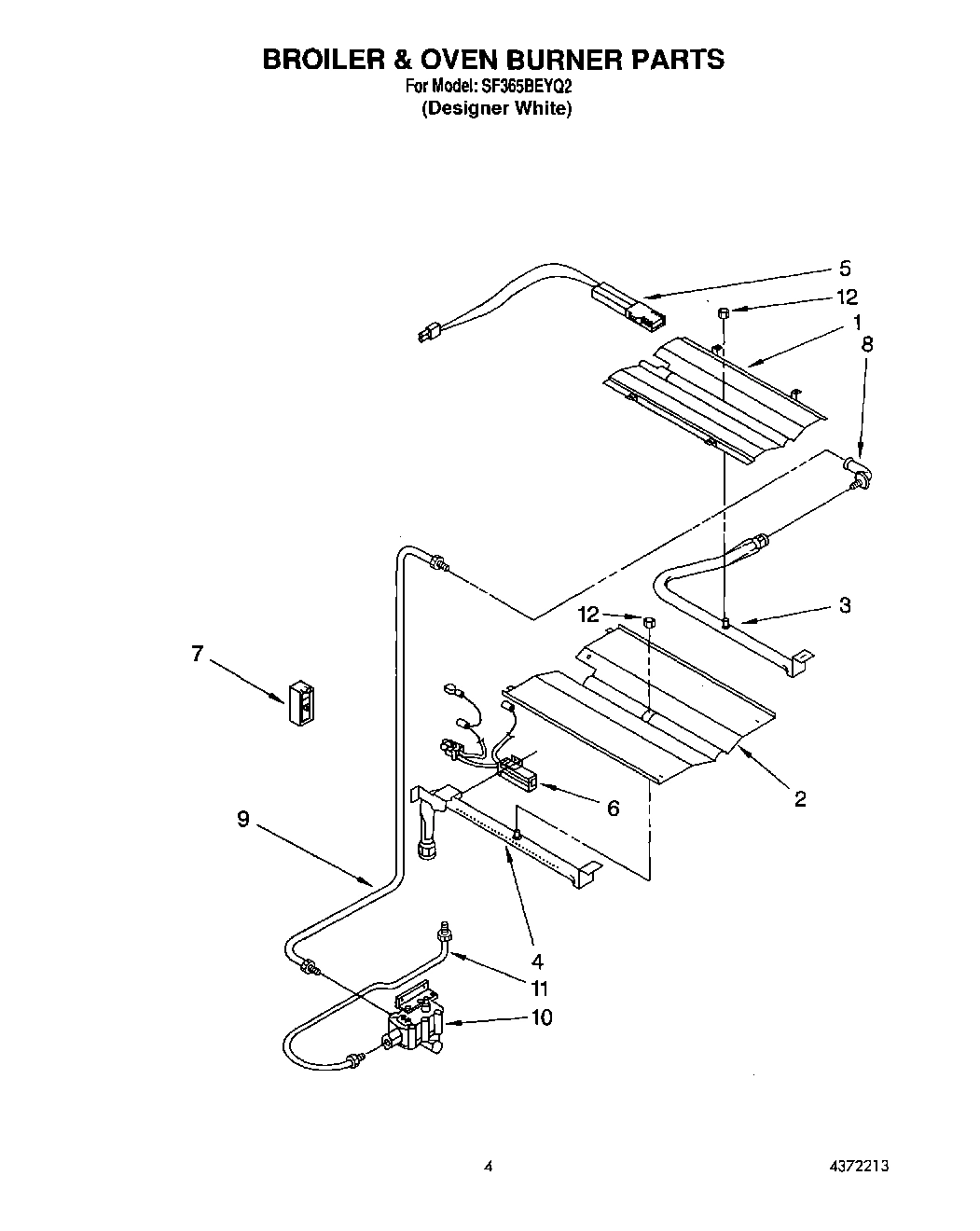 04 - BROILER AND OVEN BURNER