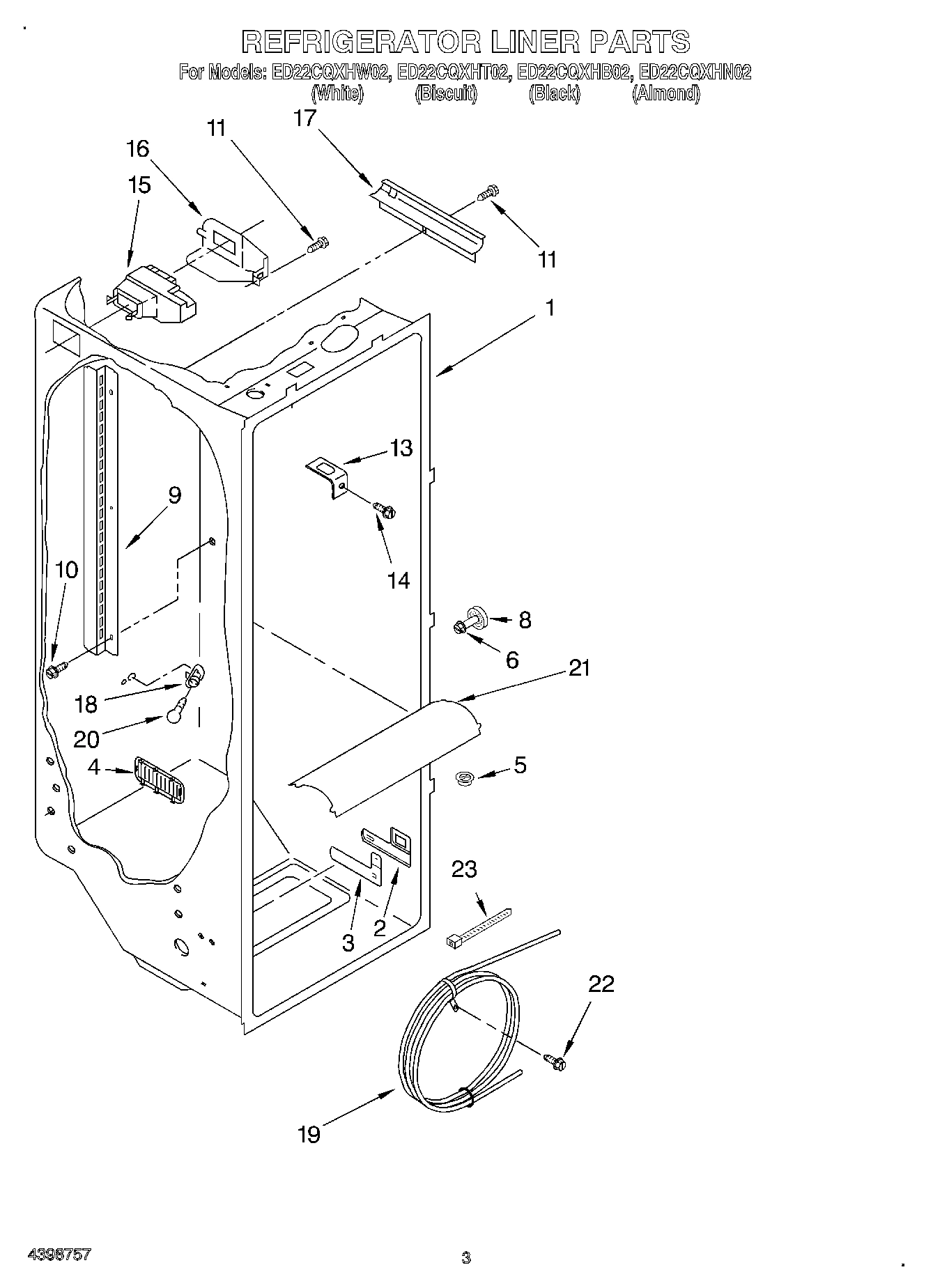 02 - REFRIGERATOR LINER