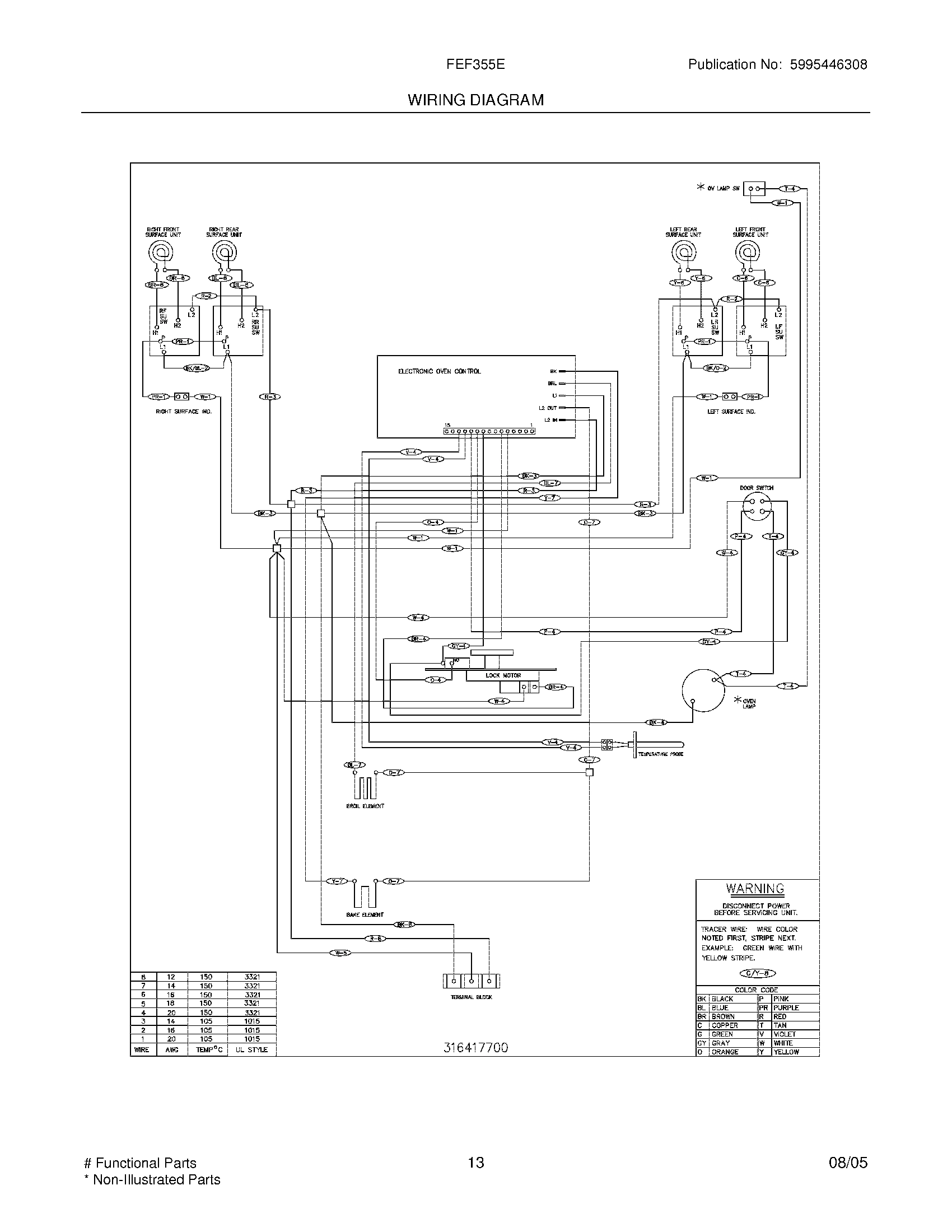 13 - WIRING DIAGRAM