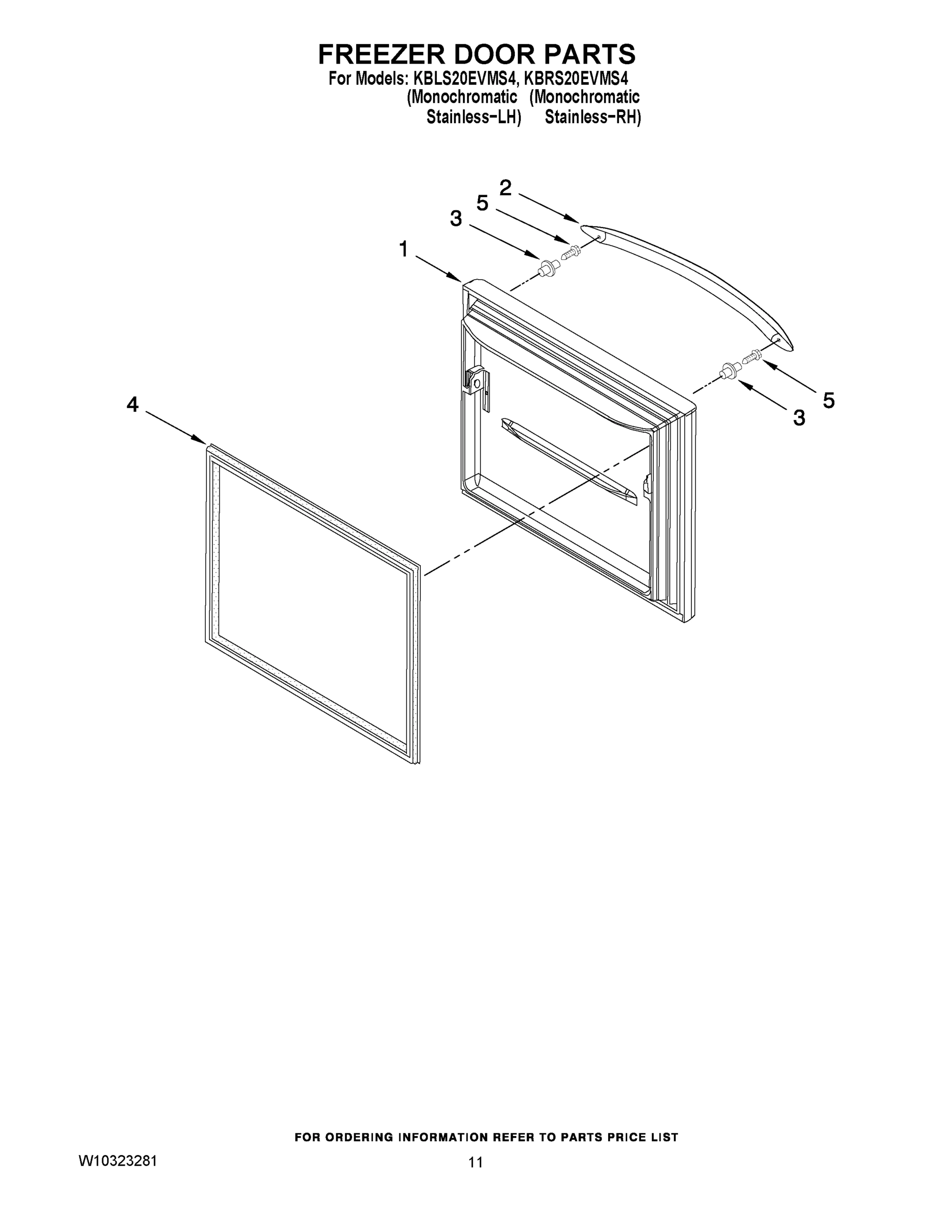 06 - FREEZER DOOR PARTSQ