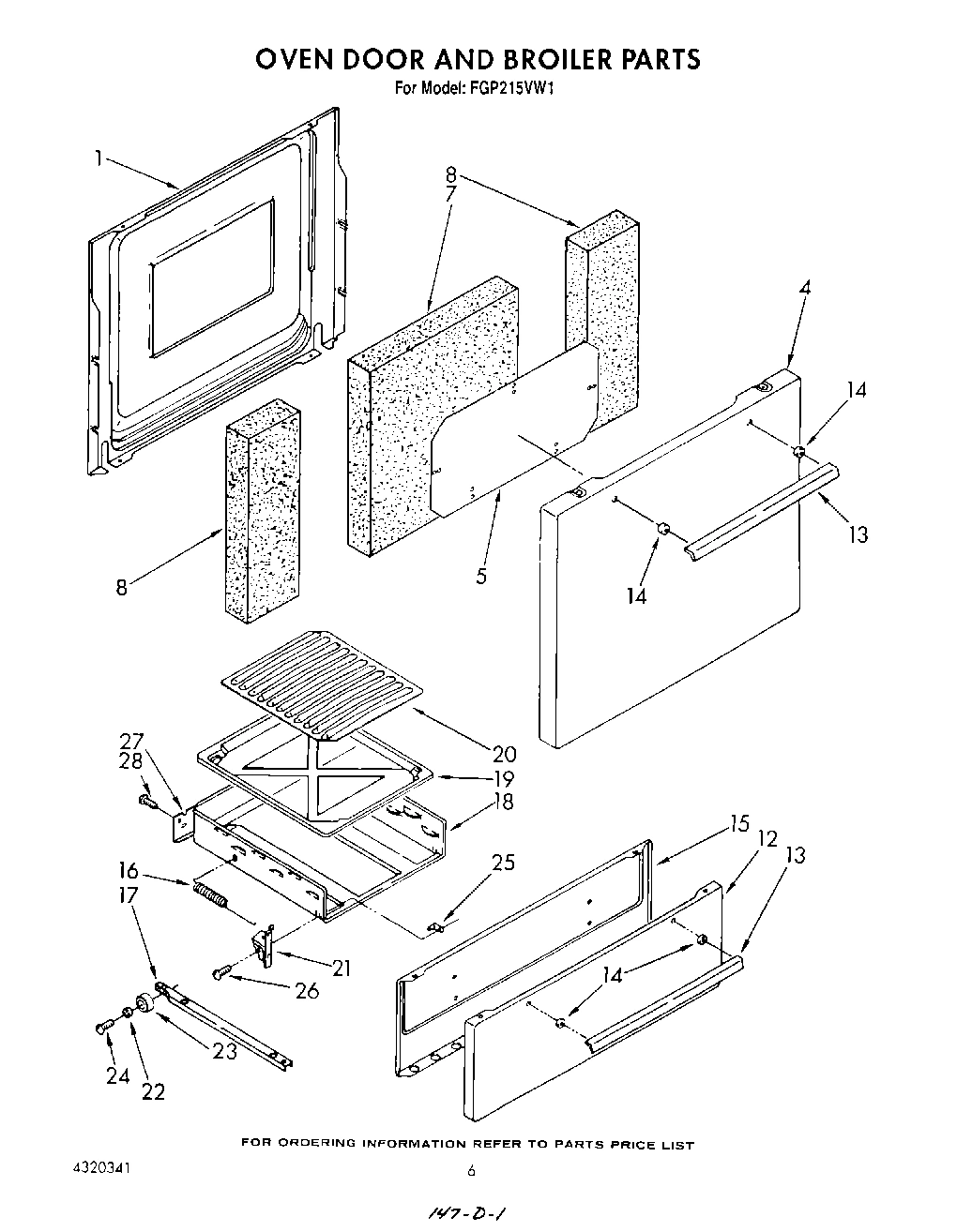 05 - OVEN DOOR AND BROILER