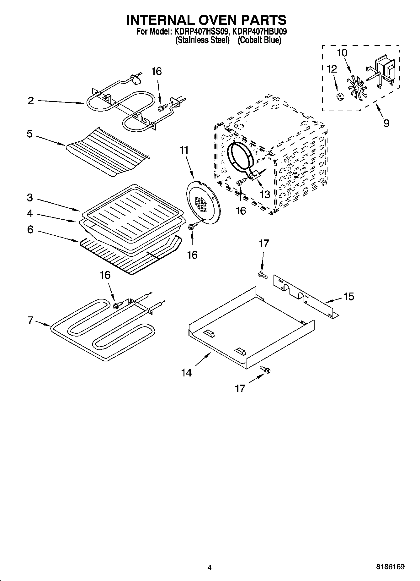 03 - INTERNAL OVEN PARTS