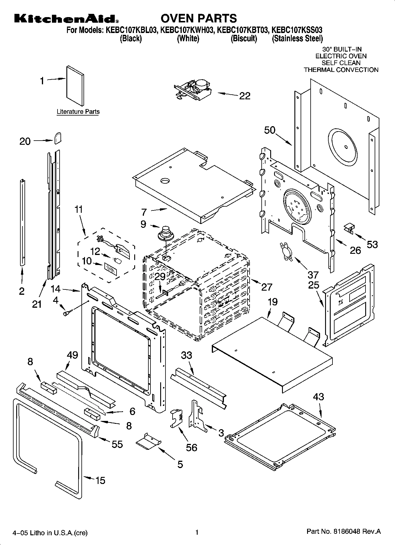 01 - OVEN PARTS