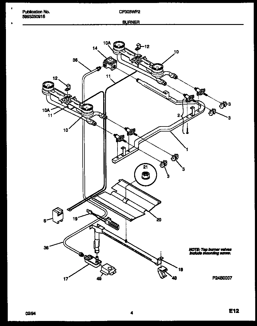 03 - BURNER, MANIFOLD AND GAS CONTROL