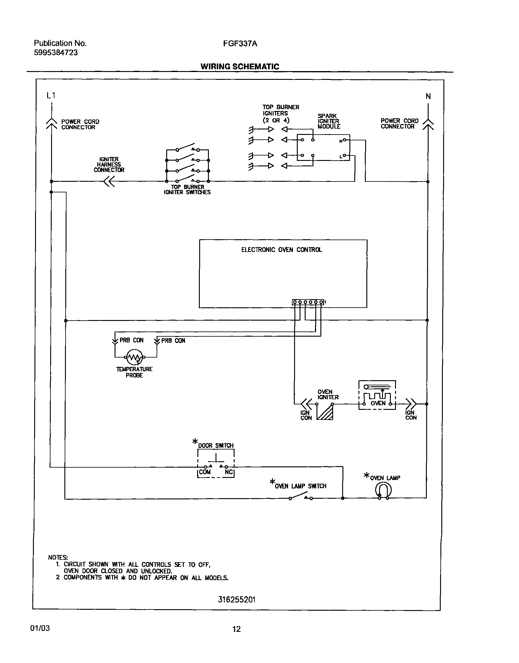 12 - WIRING SCHEMATIC