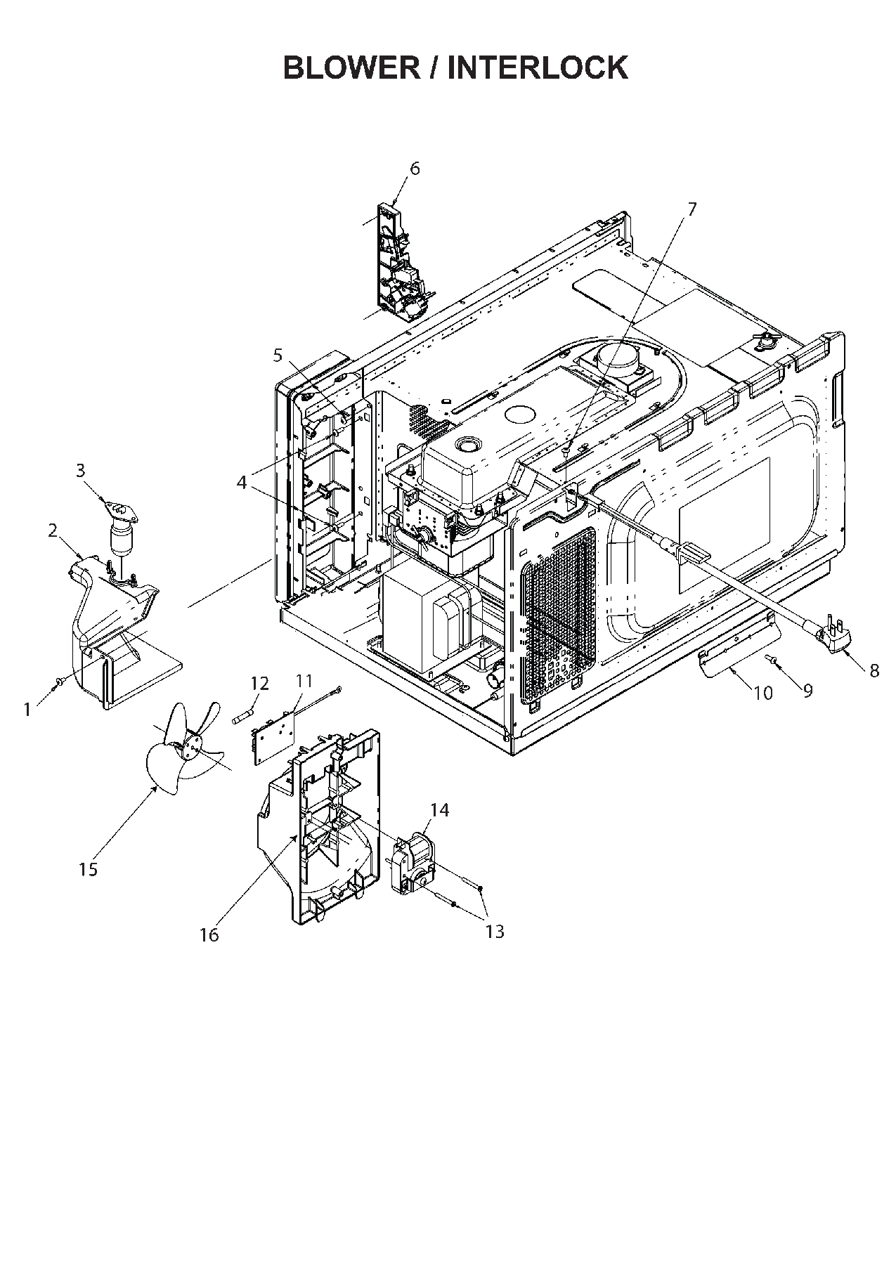 BLOWER / INTERLOCK