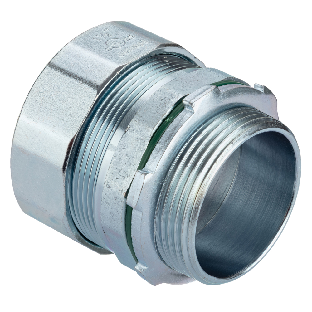 BRI 3004-RT 1-1/2" STEEL RIGID RAINTIGHT COMPRESSION CONNECTOR (USA)