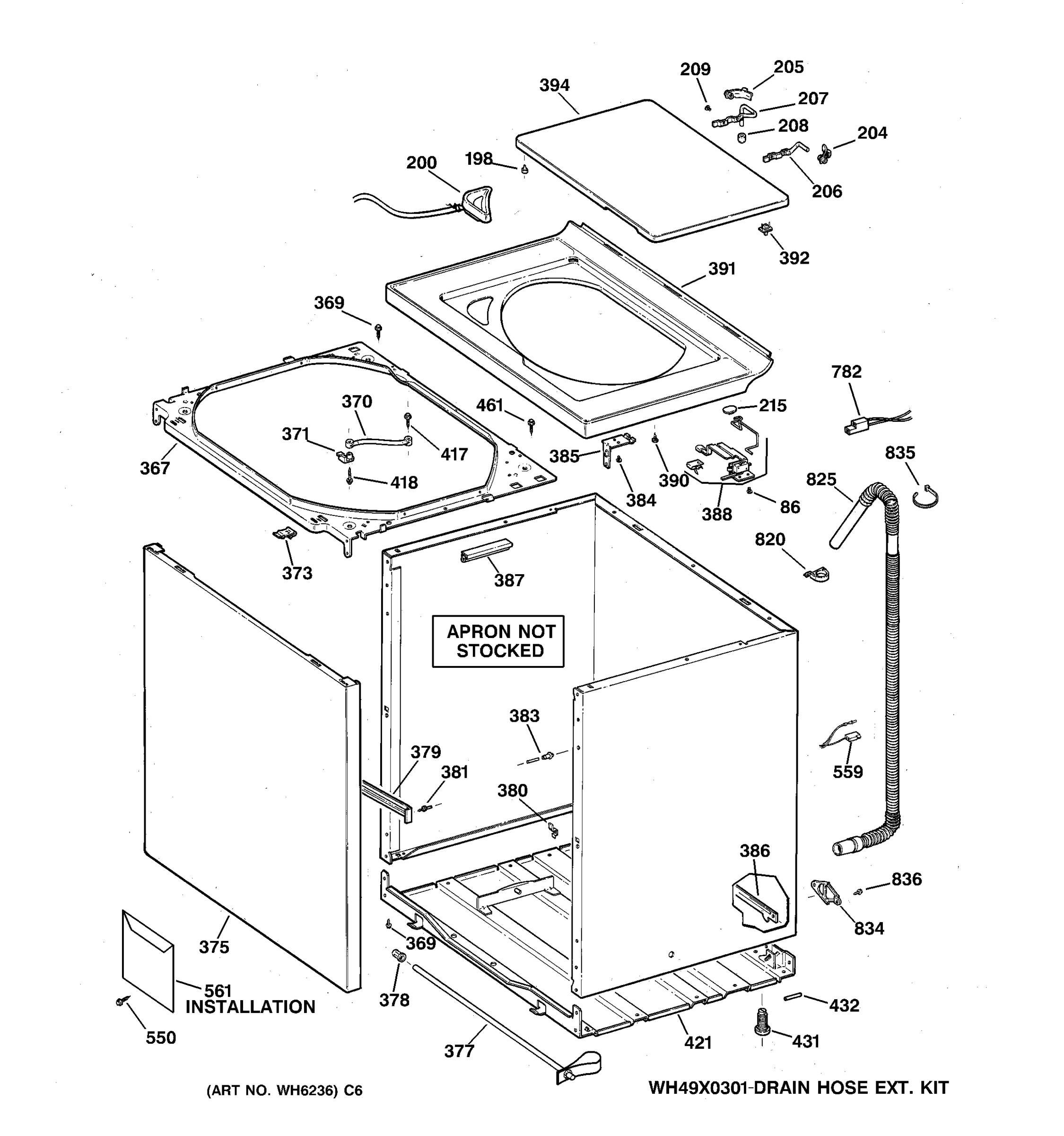 CABINET, COVER & FRONT PANEL