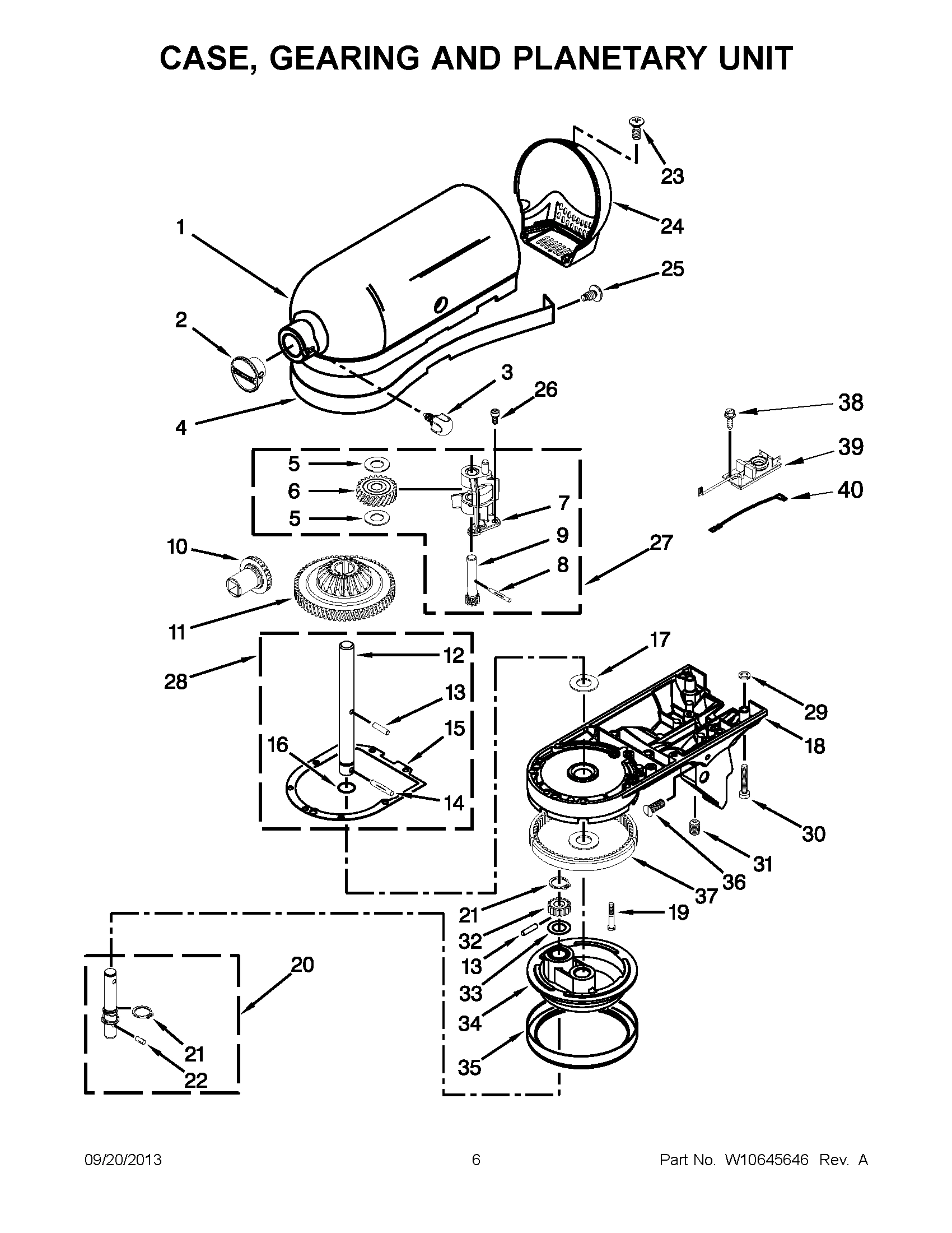 04 - CASE, GEARING AND PLANETARY UNIT