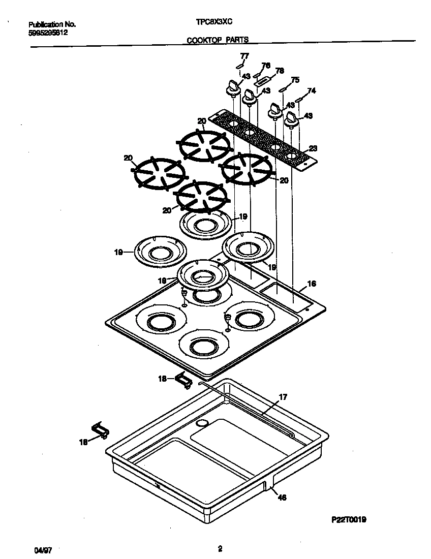 02 - COOKTOP PARTS