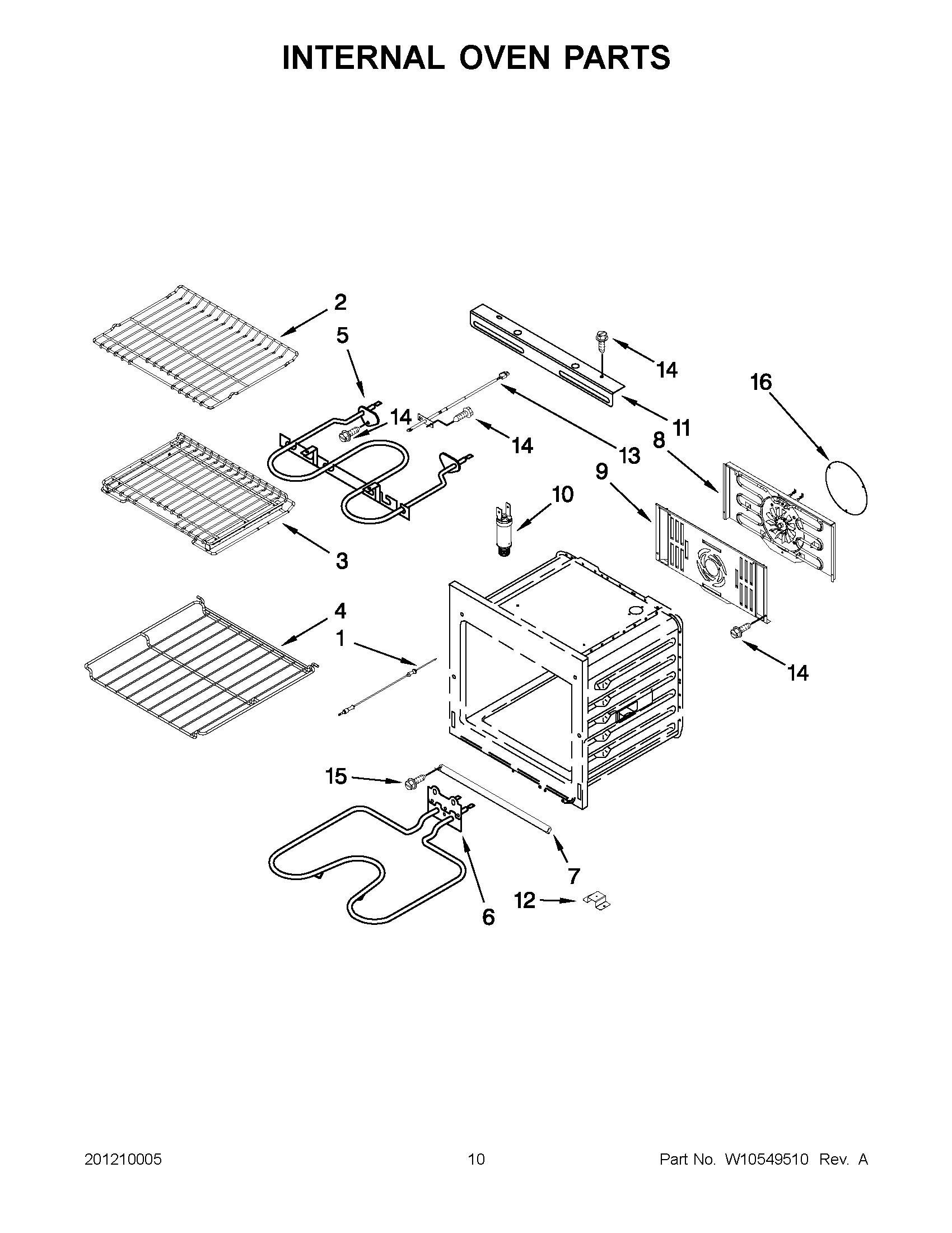 05 - INTERNAL OVEN PARTS