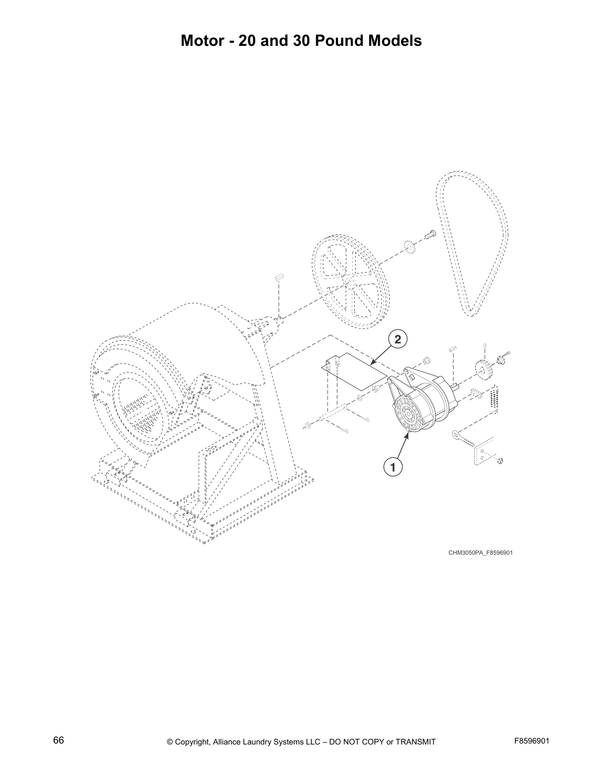 Motor - 20 and 30 Pound Models