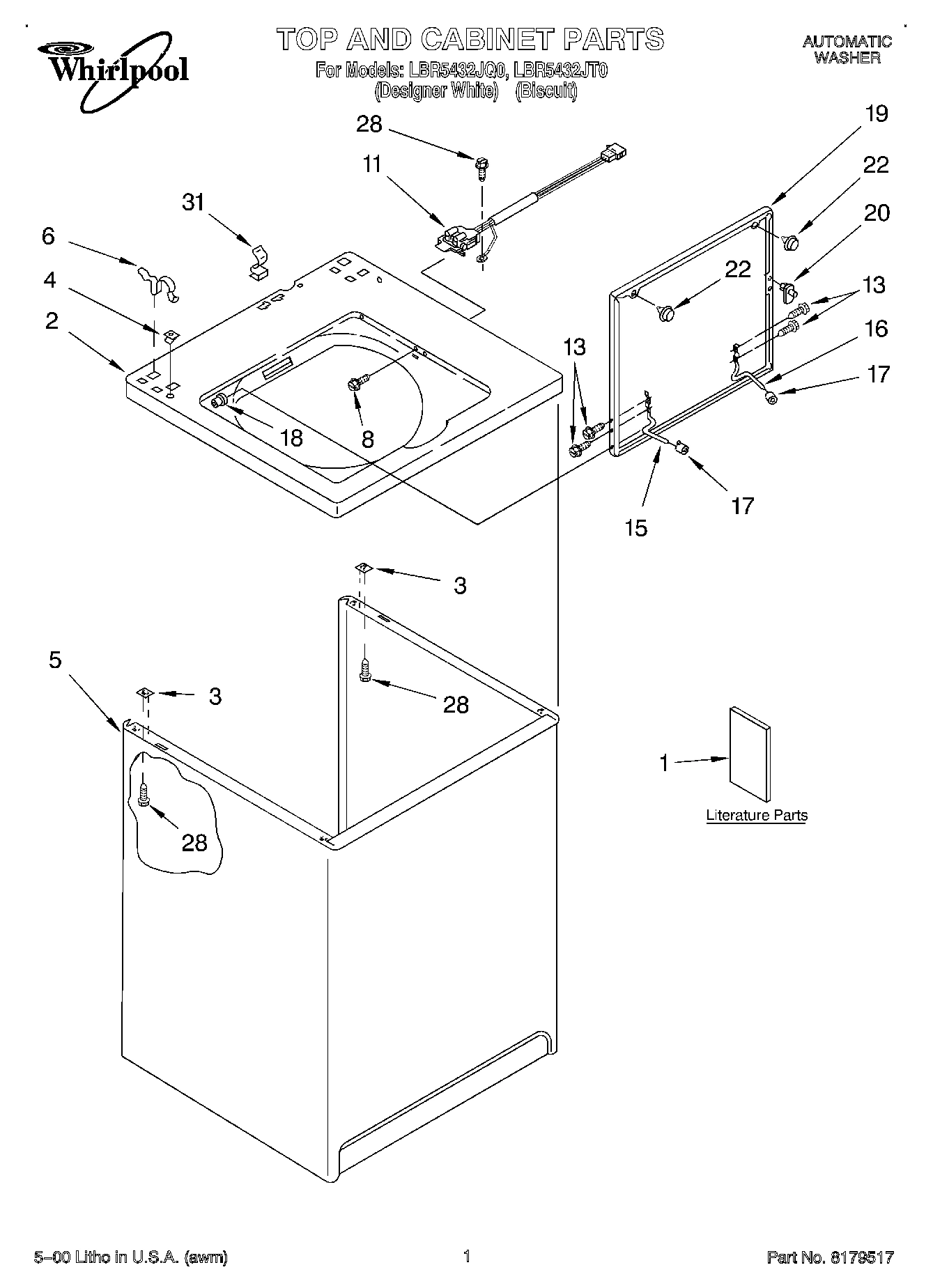 01 - TOP AND CABINET, LITERATURE