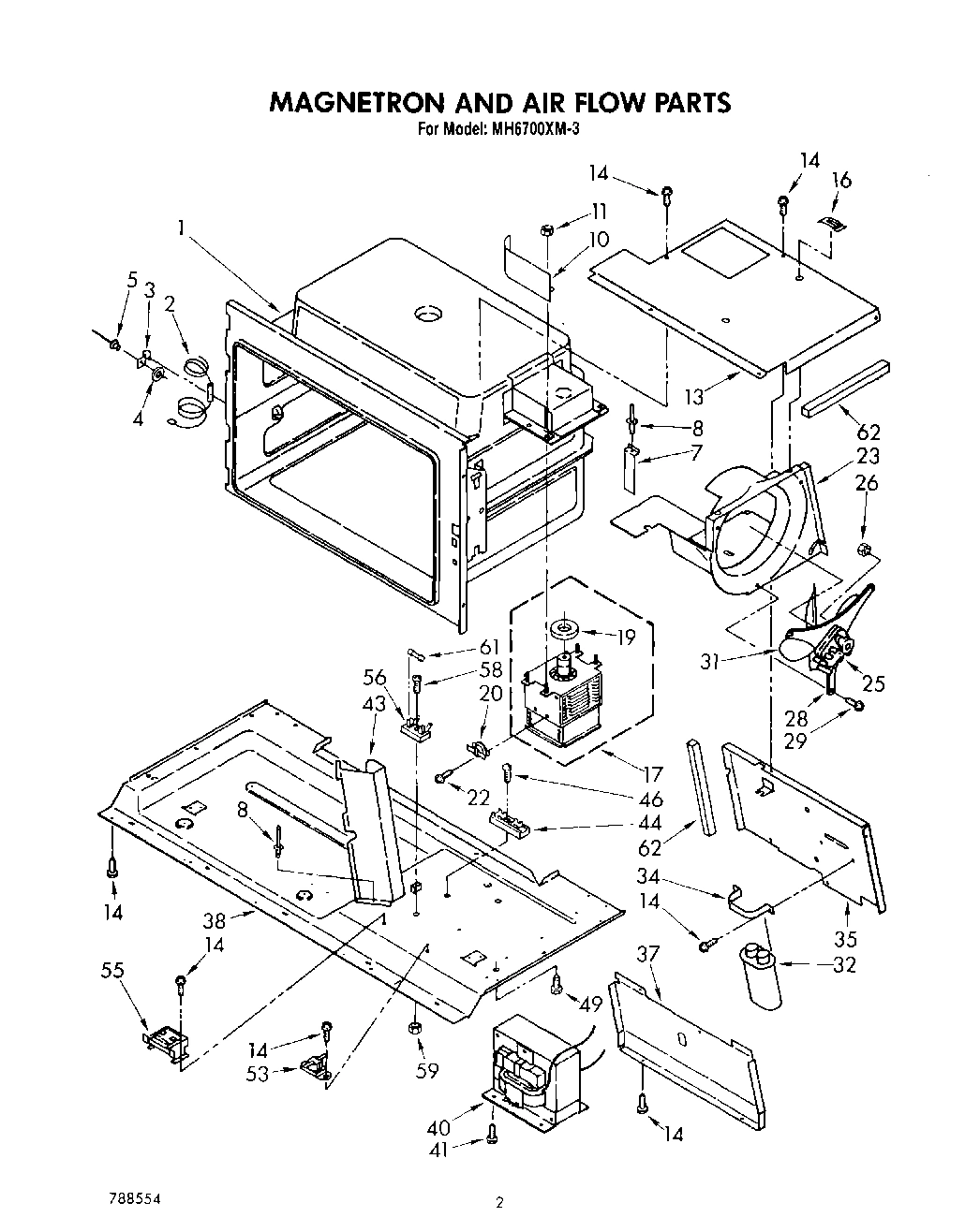 02 - MAGNETRON AND AIR FLOW, LIT/OPTIONAL