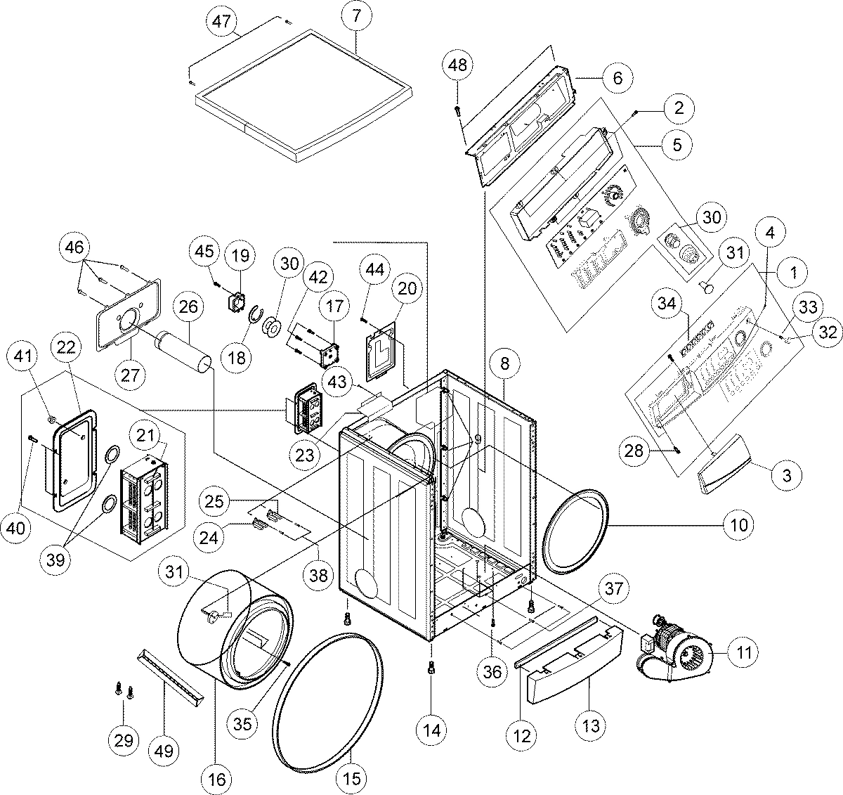 01 - CABINET - CONTROL PANEL